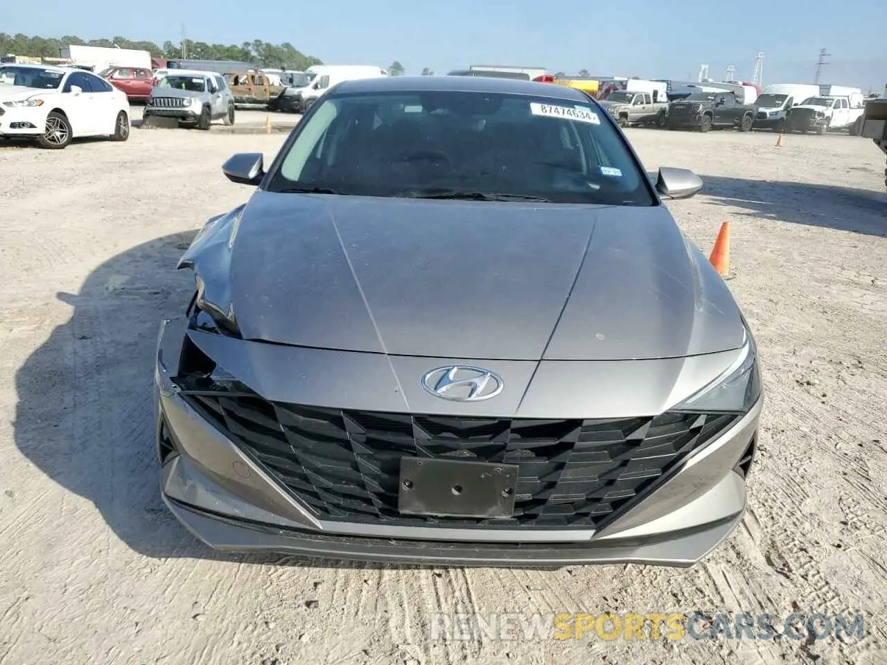 5 fotografías del automóvil dañado KMHLM4AG3MU081123 HYUNDAI ELANTRA 2021