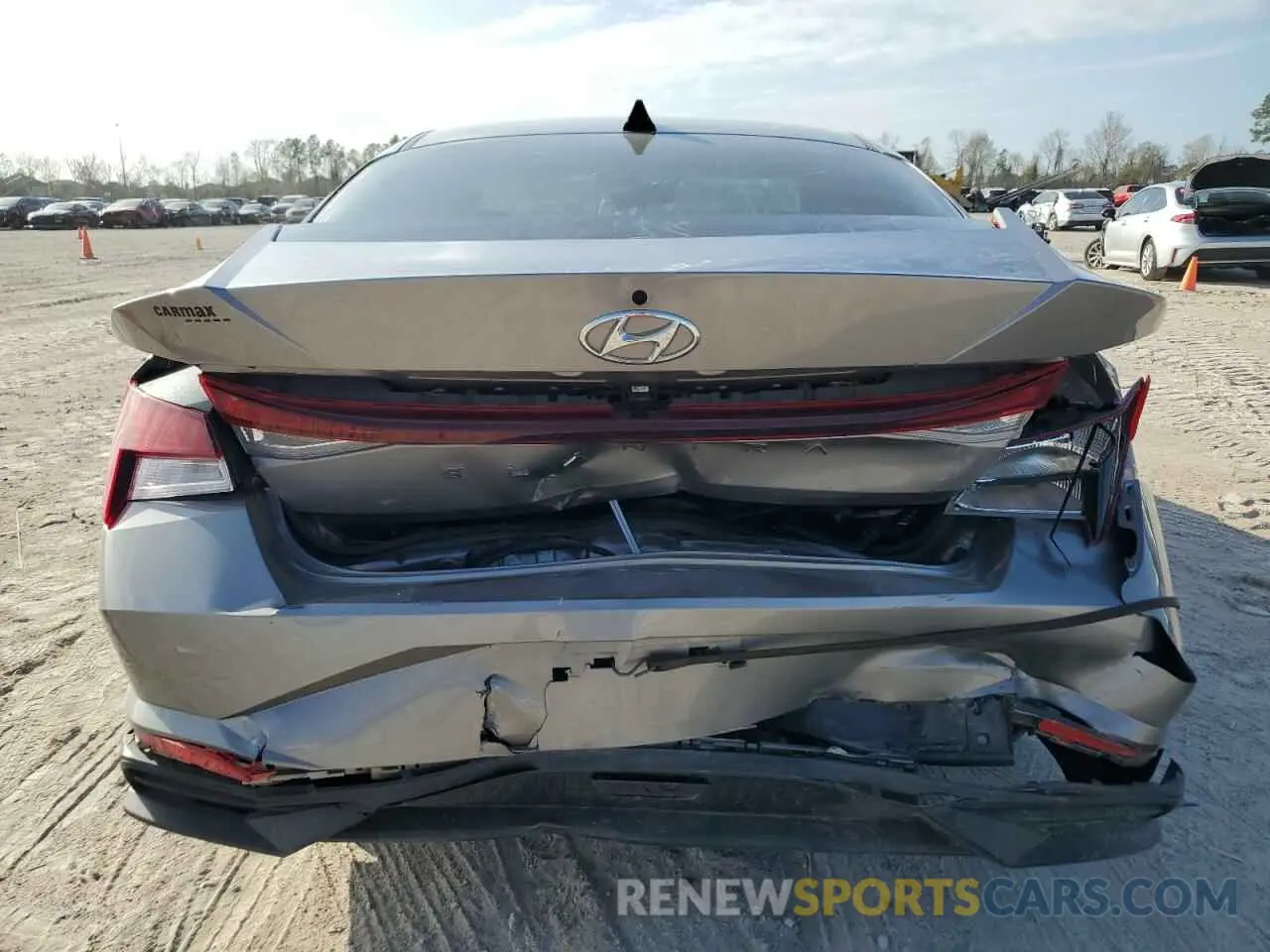 6 fotografías del automóvil dañado KMHLM4AG3MU081123 HYUNDAI ELANTRA 2021