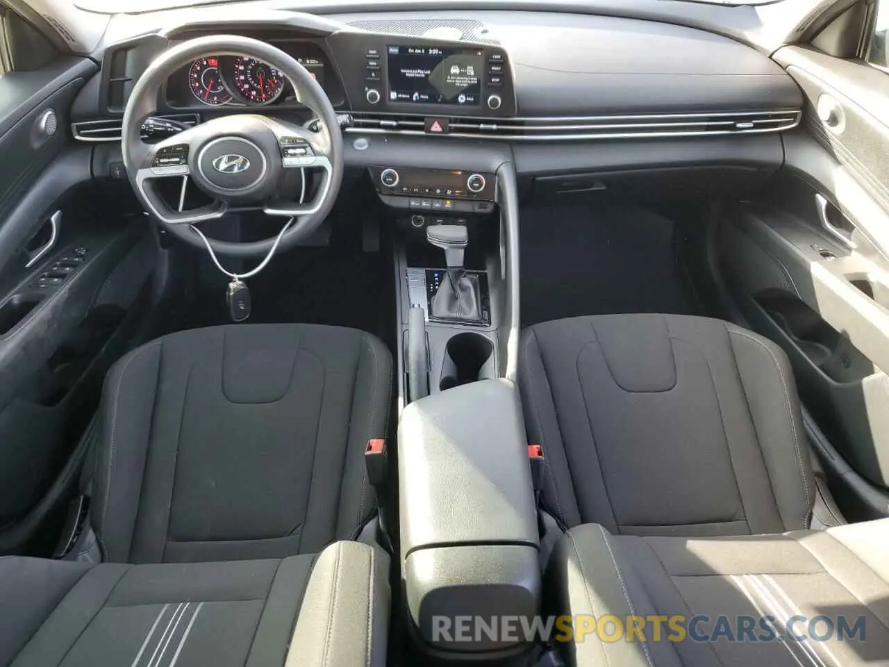 8 fotografías del automóvil dañado KMHLM4AG3MU081123 HYUNDAI ELANTRA 2021