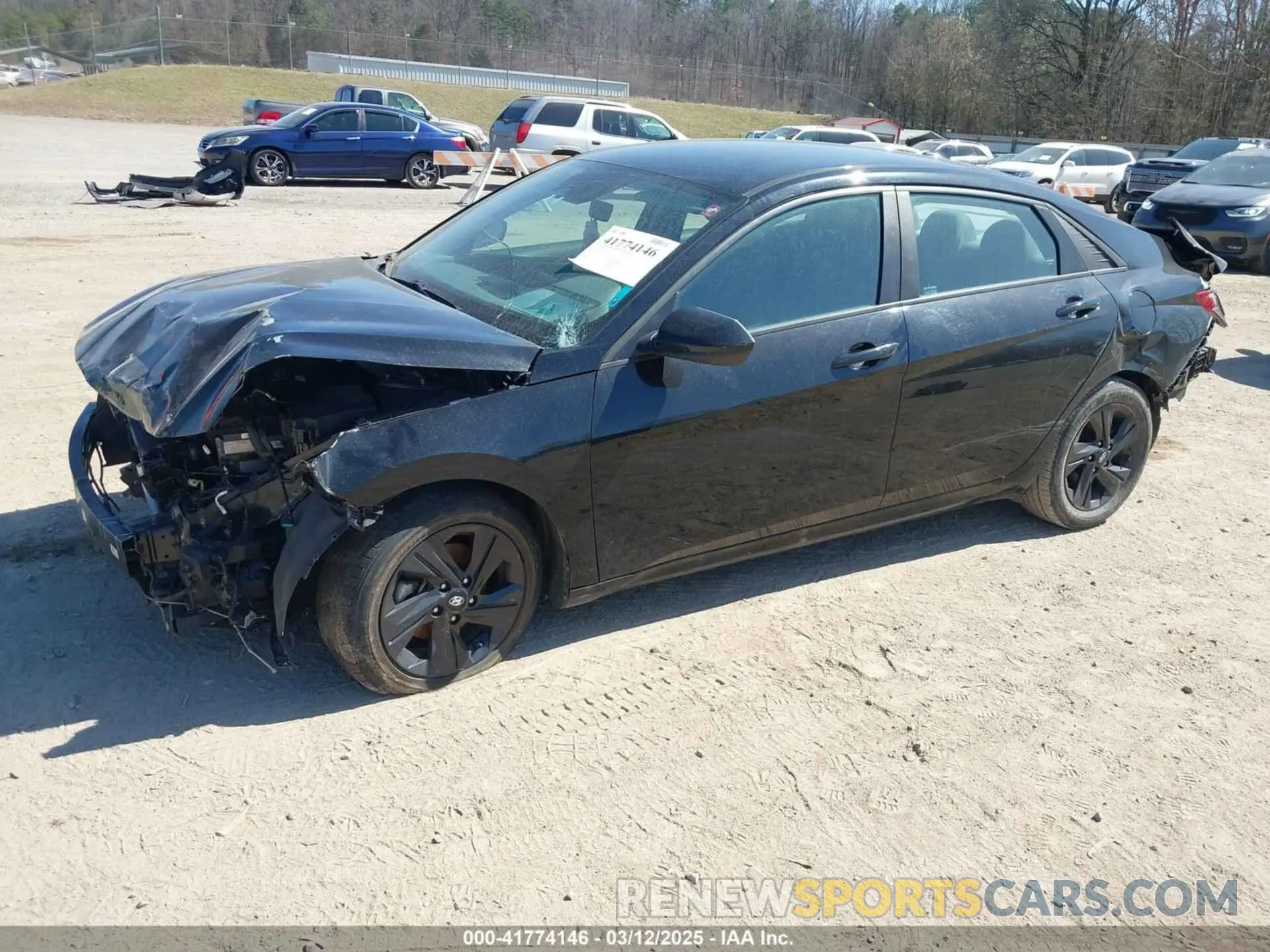 2 fotografías del automóvil dañado KMHLM4AG3MU161425 HYUNDAI ELANTRA 2021
