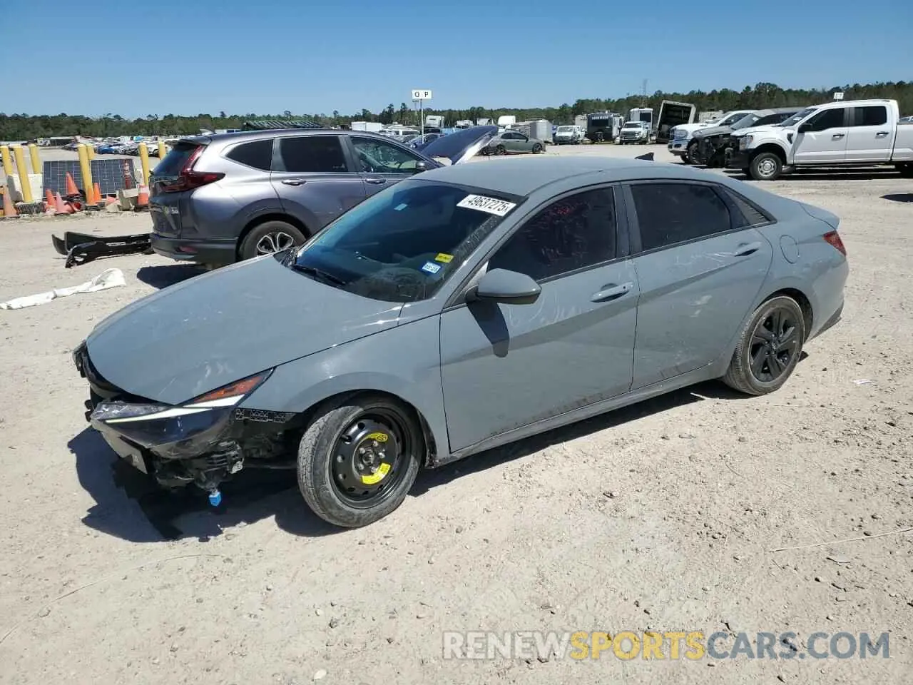 1 fotografías del automóvil dañado KMHLM4AG3MU164308 HYUNDAI ELANTRA 2021