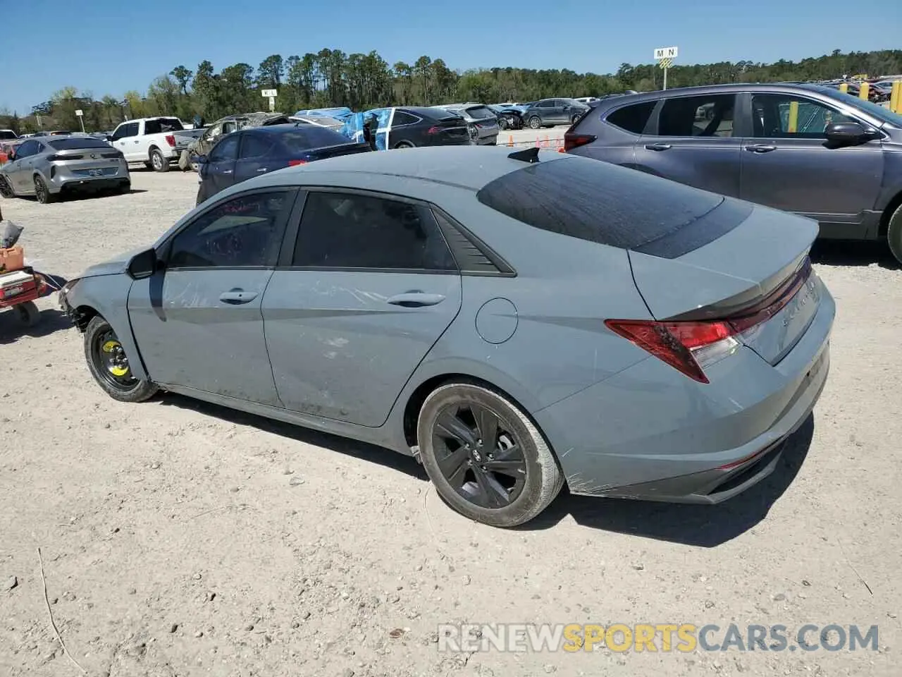 2 fotografías del automóvil dañado KMHLM4AG3MU164308 HYUNDAI ELANTRA 2021