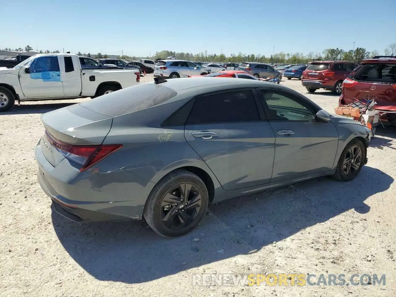 3 fotografías del automóvil dañado KMHLM4AG3MU164308 HYUNDAI ELANTRA 2021