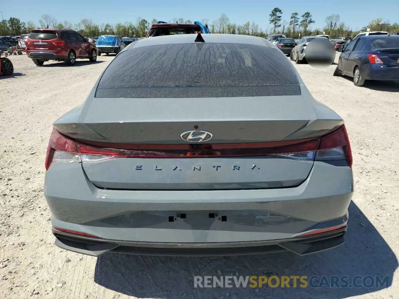 6 fotografías del automóvil dañado KMHLM4AG3MU164308 HYUNDAI ELANTRA 2021