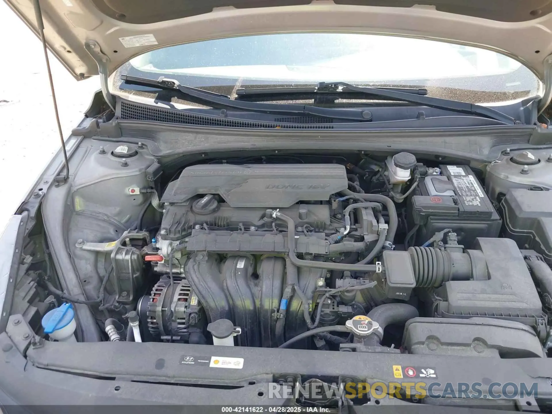 10 fotografías del automóvil dañado KMHLM4AG3MU209568 HYUNDAI ELANTRA 2021