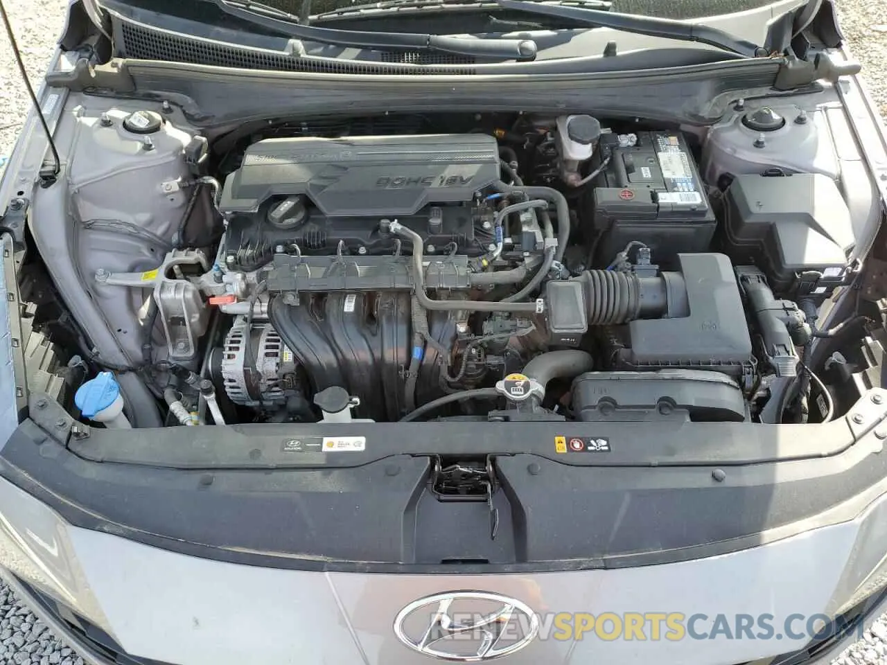 11 fotografías del automóvil dañado KMHLM4AG3MU210252 HYUNDAI ELANTRA 2021