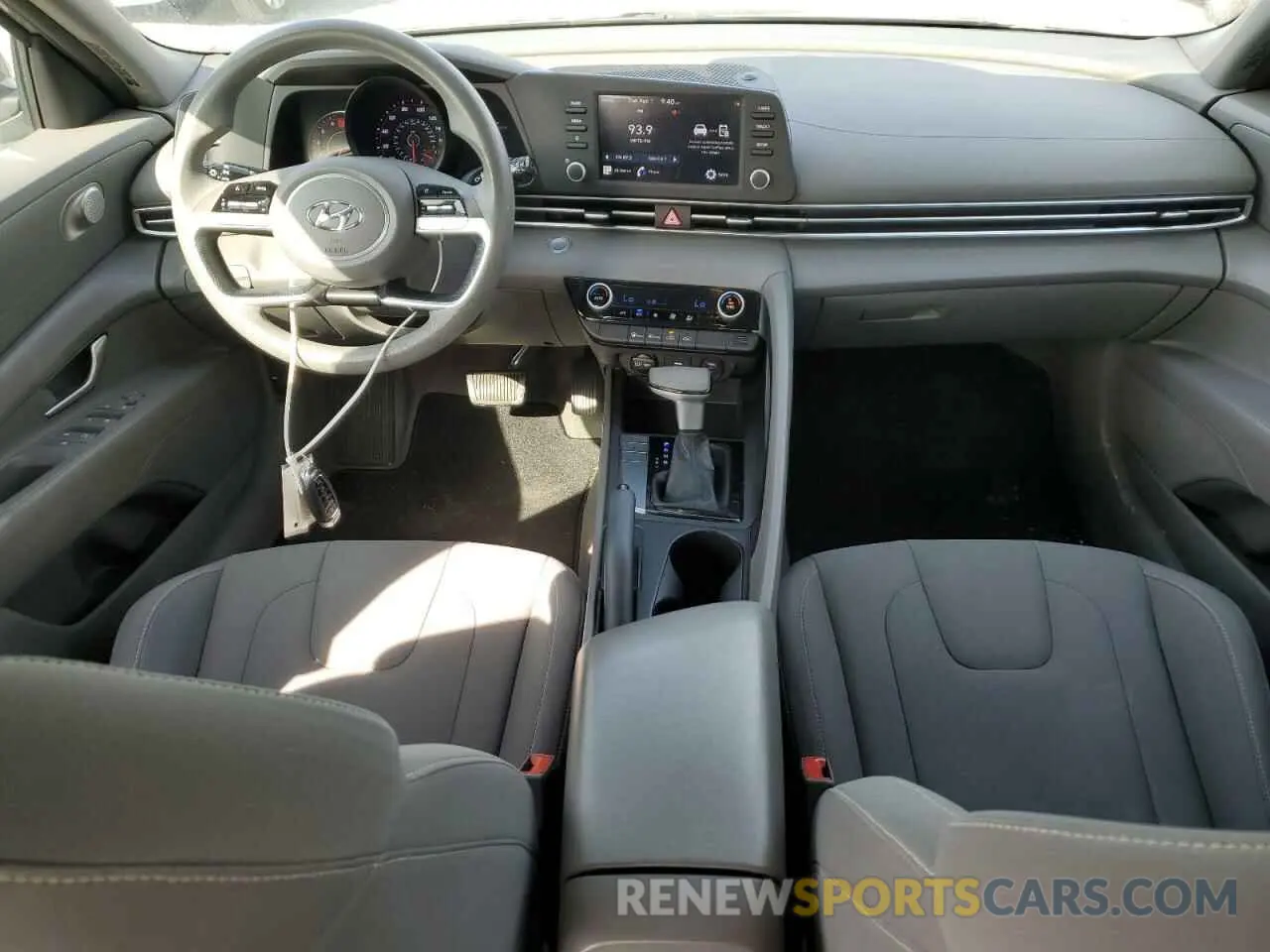 8 fotografías del automóvil dañado KMHLM4AG3MU210252 HYUNDAI ELANTRA 2021