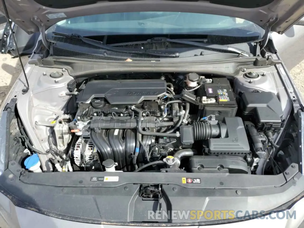 11 fotografías del automóvil dañado KMHLM4AG4MU089876 HYUNDAI ELANTRA 2021