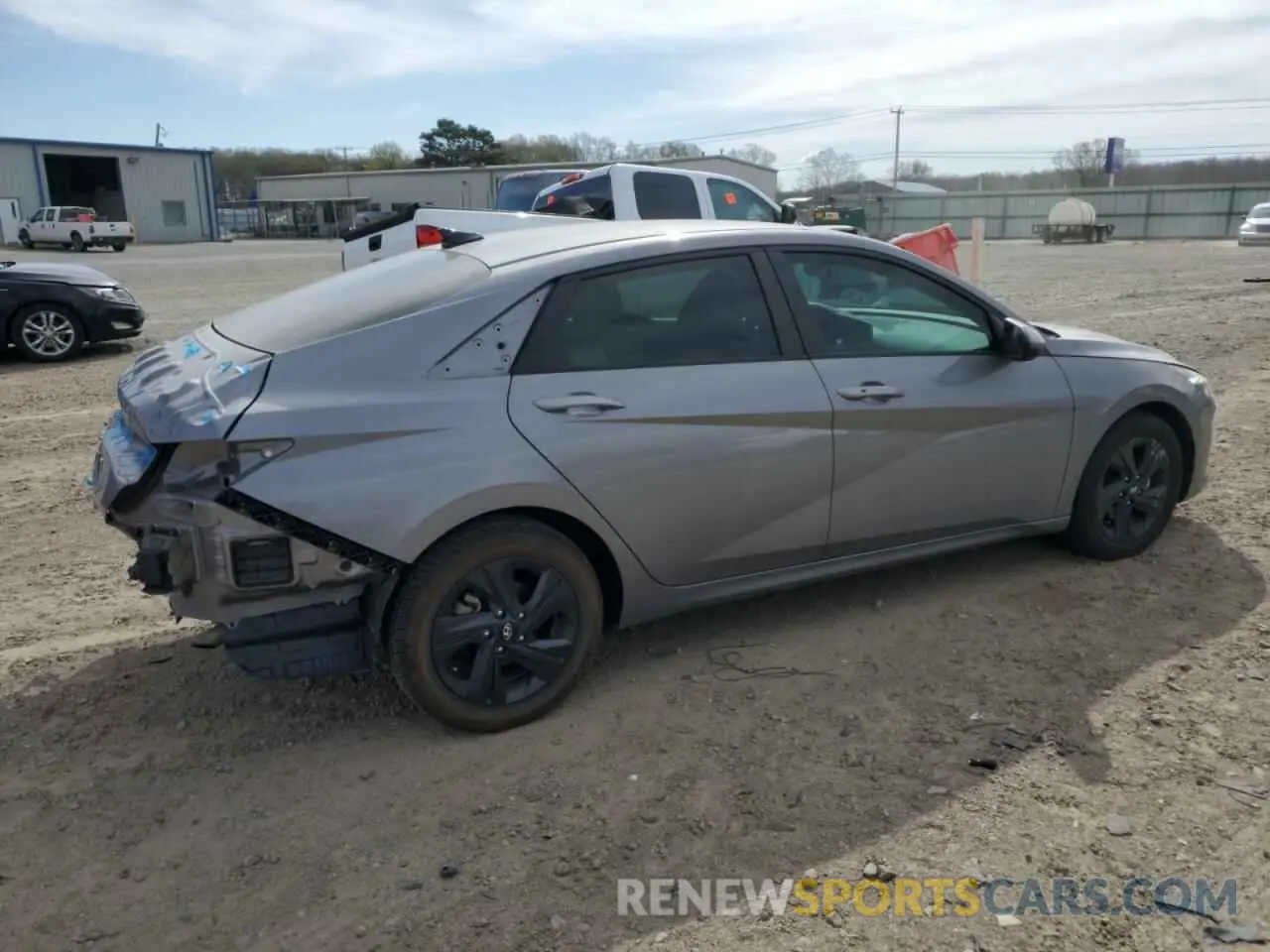 3 fotografías del automóvil dañado KMHLM4AG4MU089876 HYUNDAI ELANTRA 2021