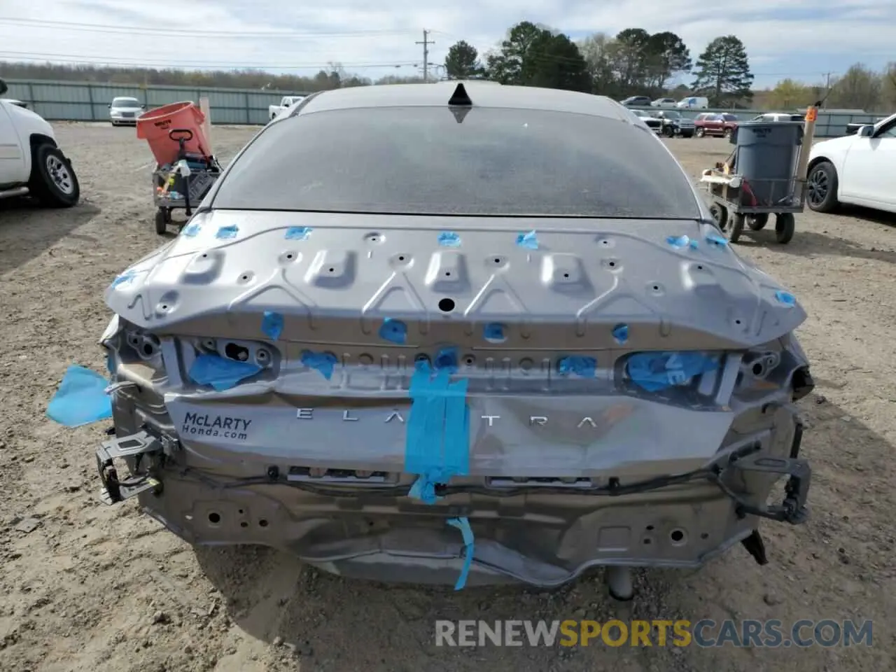 6 fotografías del automóvil dañado KMHLM4AG4MU089876 HYUNDAI ELANTRA 2021