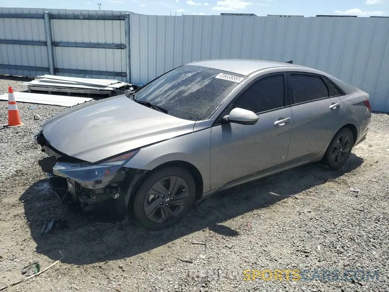 1 fotografías del automóvil dañado KMHLM4AG4MU140325 HYUNDAI ELANTRA 2021