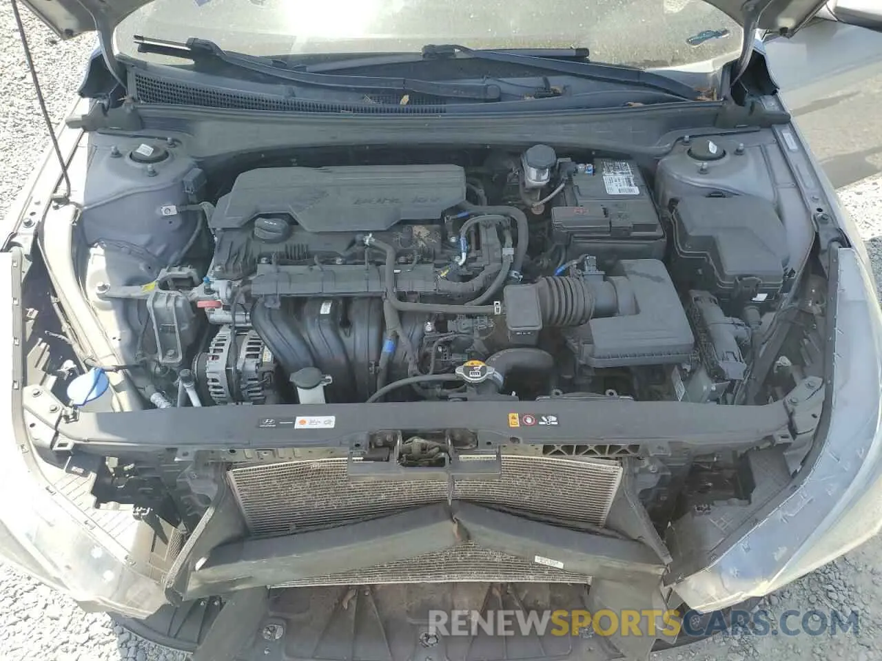11 fotografías del automóvil dañado KMHLM4AG4MU140325 HYUNDAI ELANTRA 2021