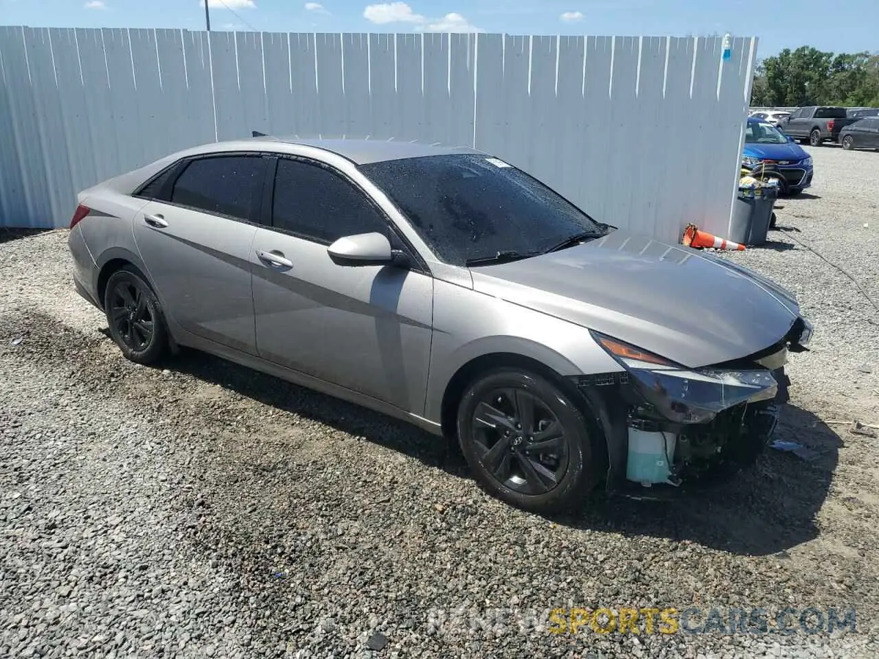 4 fotografías del automóvil dañado KMHLM4AG4MU140325 HYUNDAI ELANTRA 2021