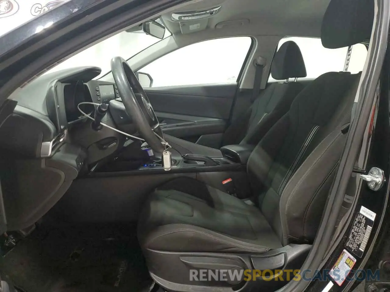 7 fotografías del automóvil dañado KMHLM4AG5MU074528 HYUNDAI ELANTRA 2021