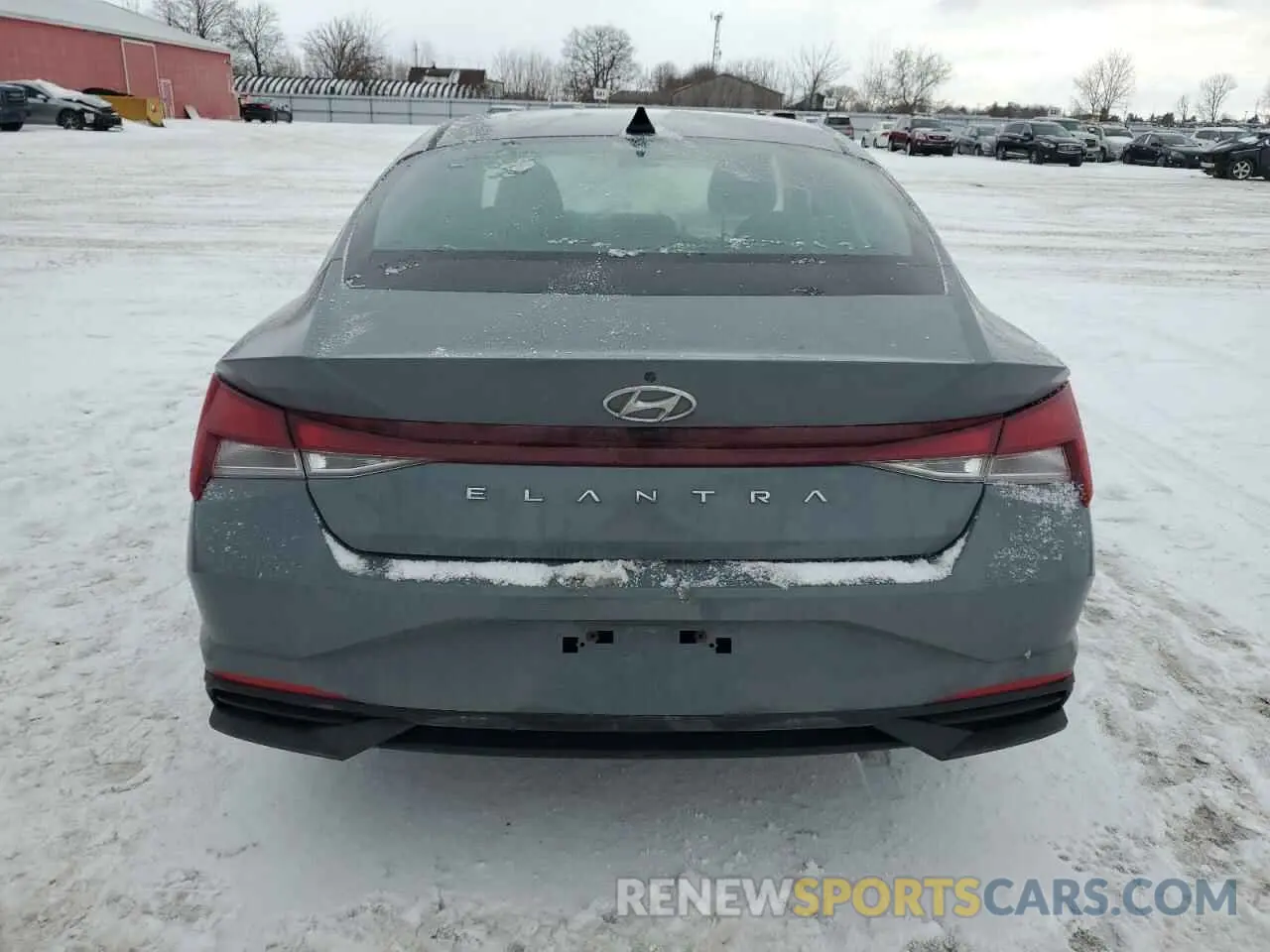 6 fotografías del automóvil dañado KMHLM4AG5MU105020 HYUNDAI ELANTRA 2021