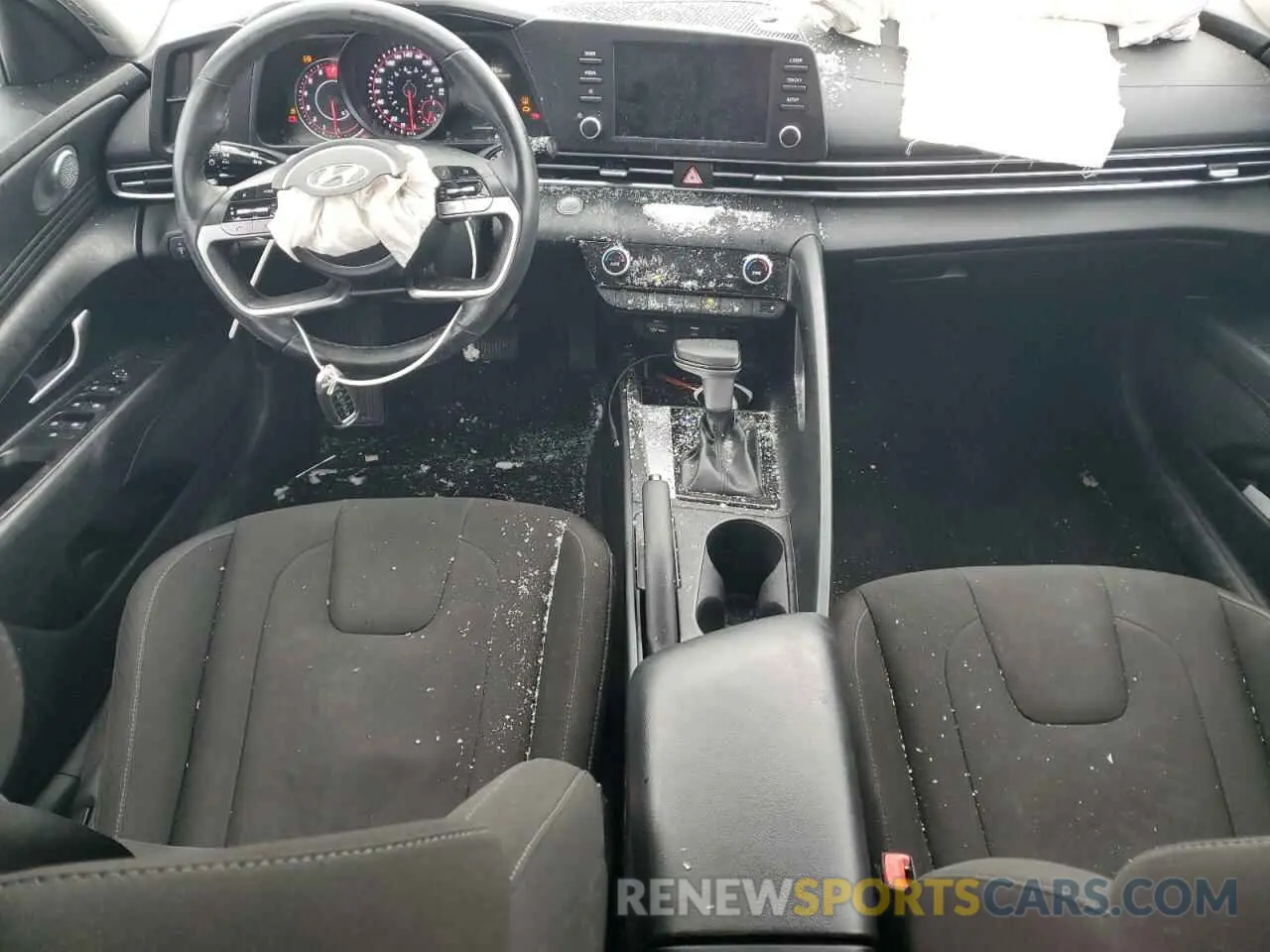 8 fotografías del automóvil dañado KMHLM4AG5MU105020 HYUNDAI ELANTRA 2021