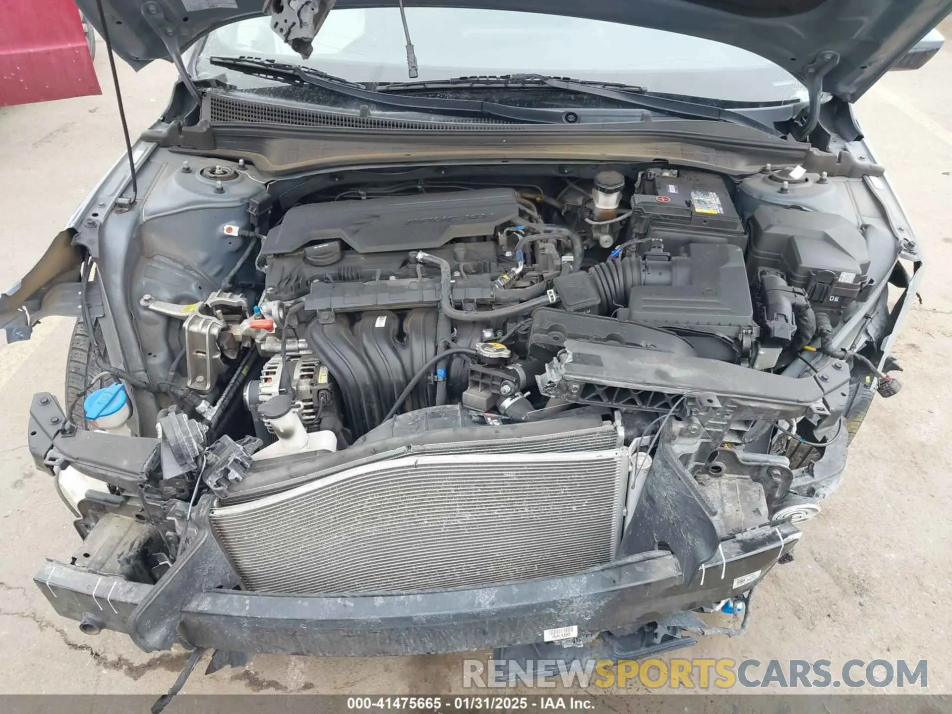 10 fotografías del automóvil dañado KMHLM4AG5MU116681 HYUNDAI ELANTRA 2021