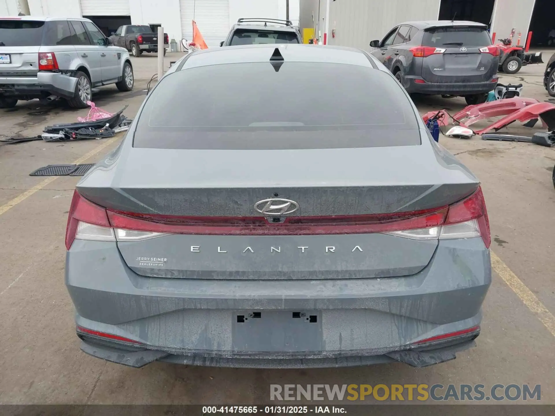 16 fotografías del automóvil dañado KMHLM4AG5MU116681 HYUNDAI ELANTRA 2021