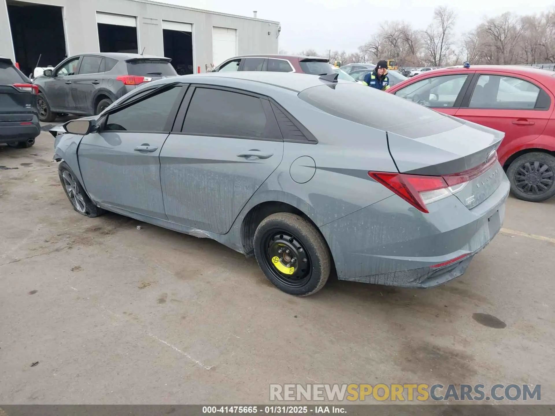 3 fotografías del automóvil dañado KMHLM4AG5MU116681 HYUNDAI ELANTRA 2021