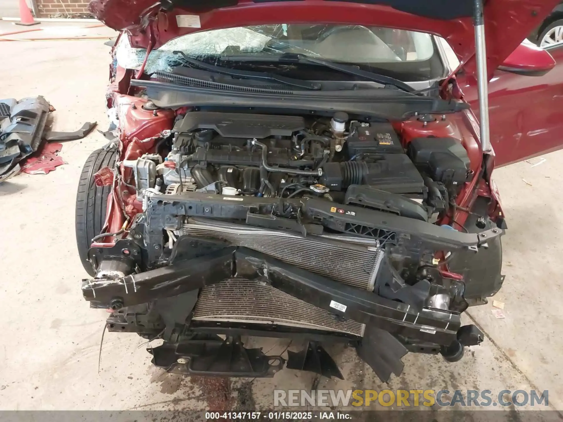 10 fotografías del automóvil dañado KMHLM4AG5MU175634 HYUNDAI ELANTRA 2021