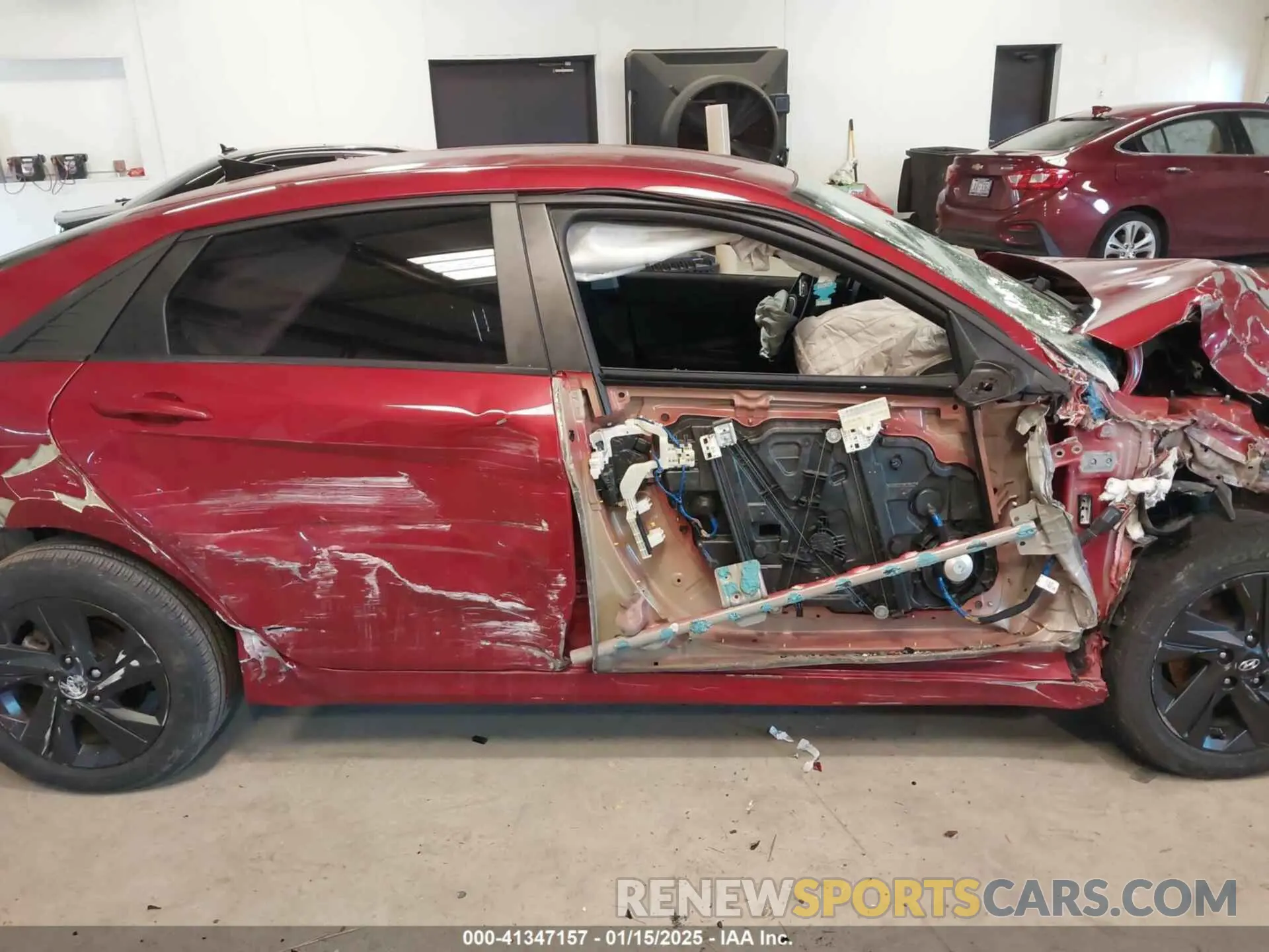 13 fotografías del automóvil dañado KMHLM4AG5MU175634 HYUNDAI ELANTRA 2021