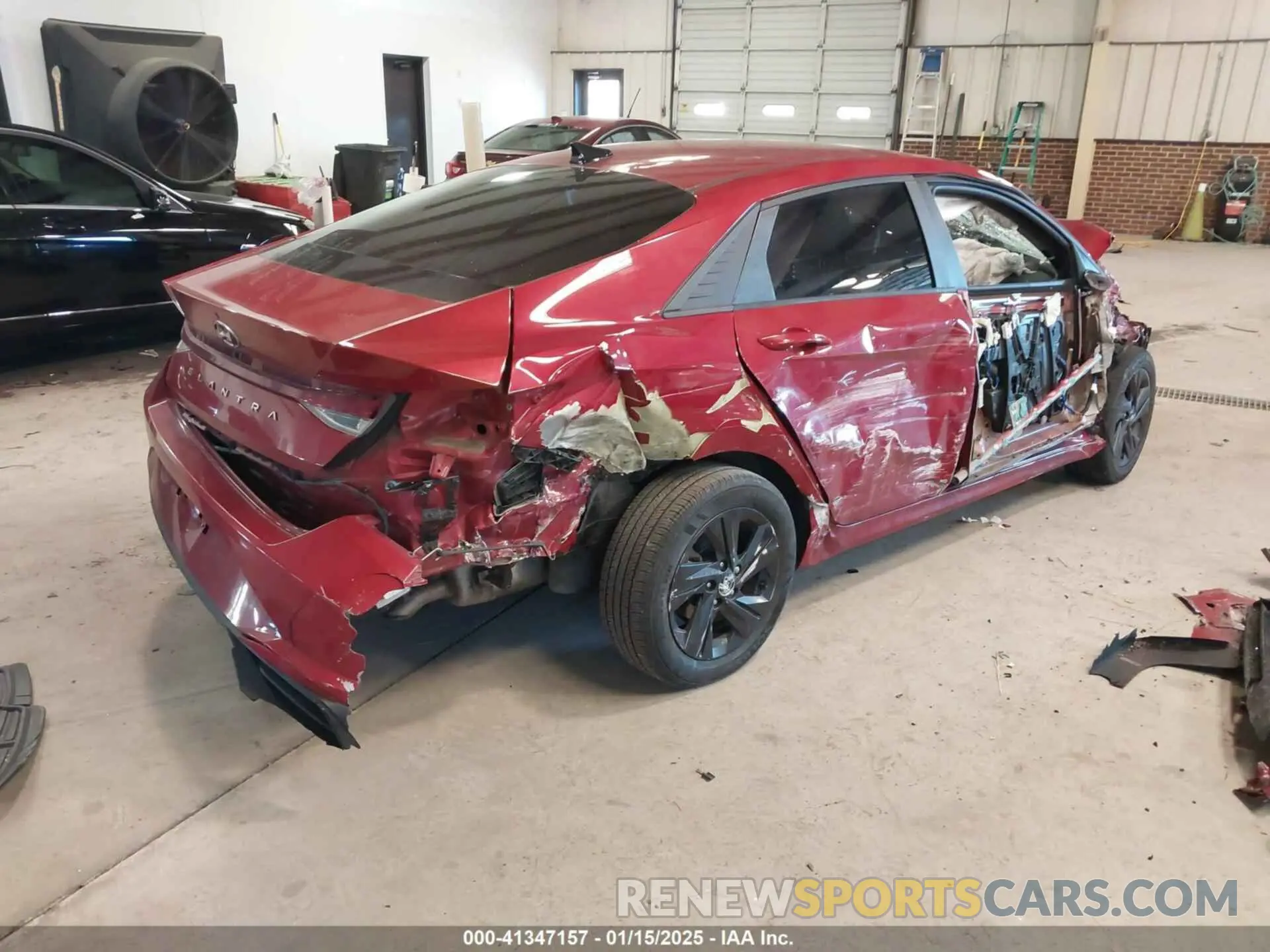 4 fotografías del automóvil dañado KMHLM4AG5MU175634 HYUNDAI ELANTRA 2021
