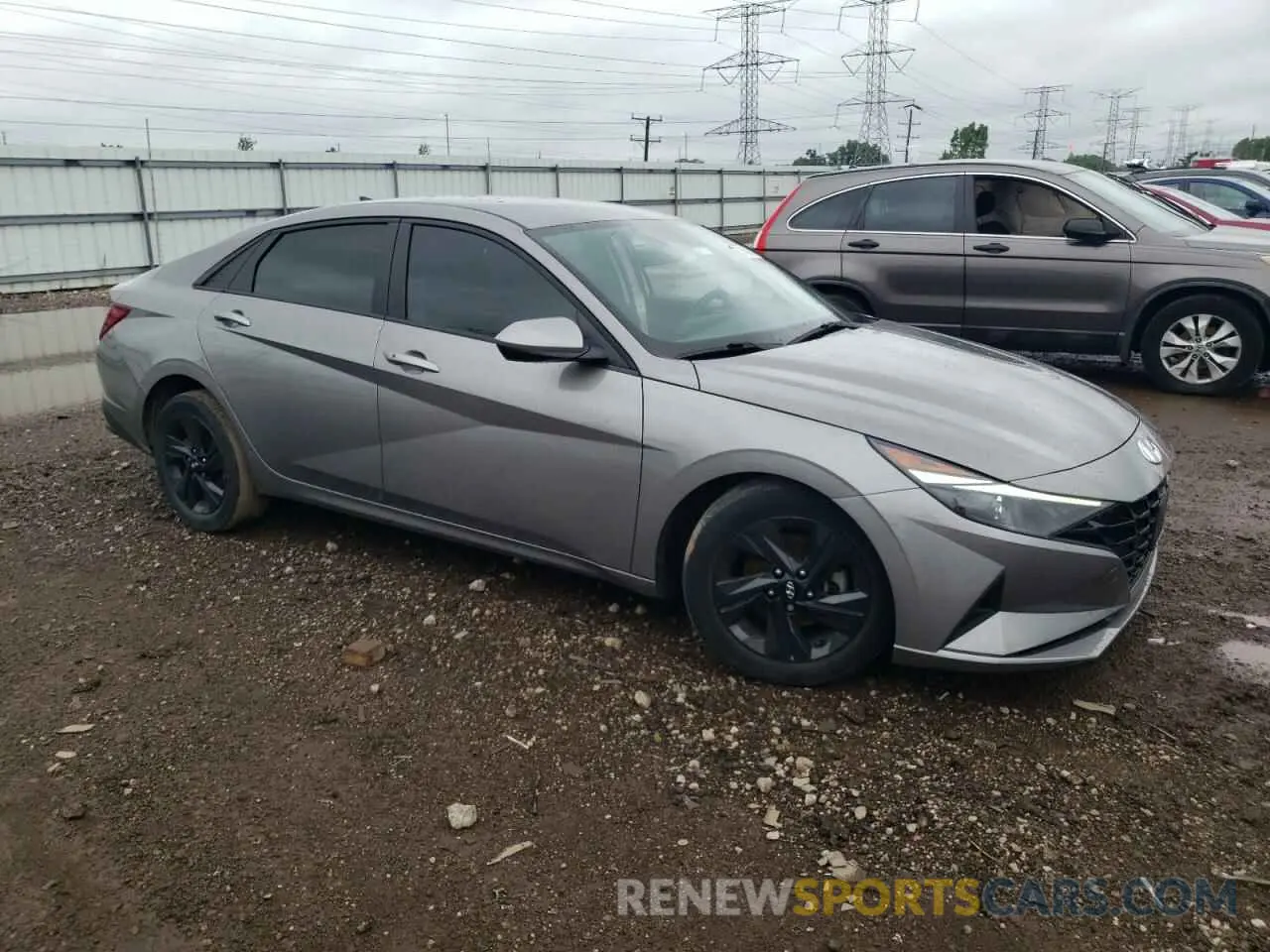 4 fotografías del automóvil dañado KMHLM4AG6MU070956 HYUNDAI ELANTRA 2021