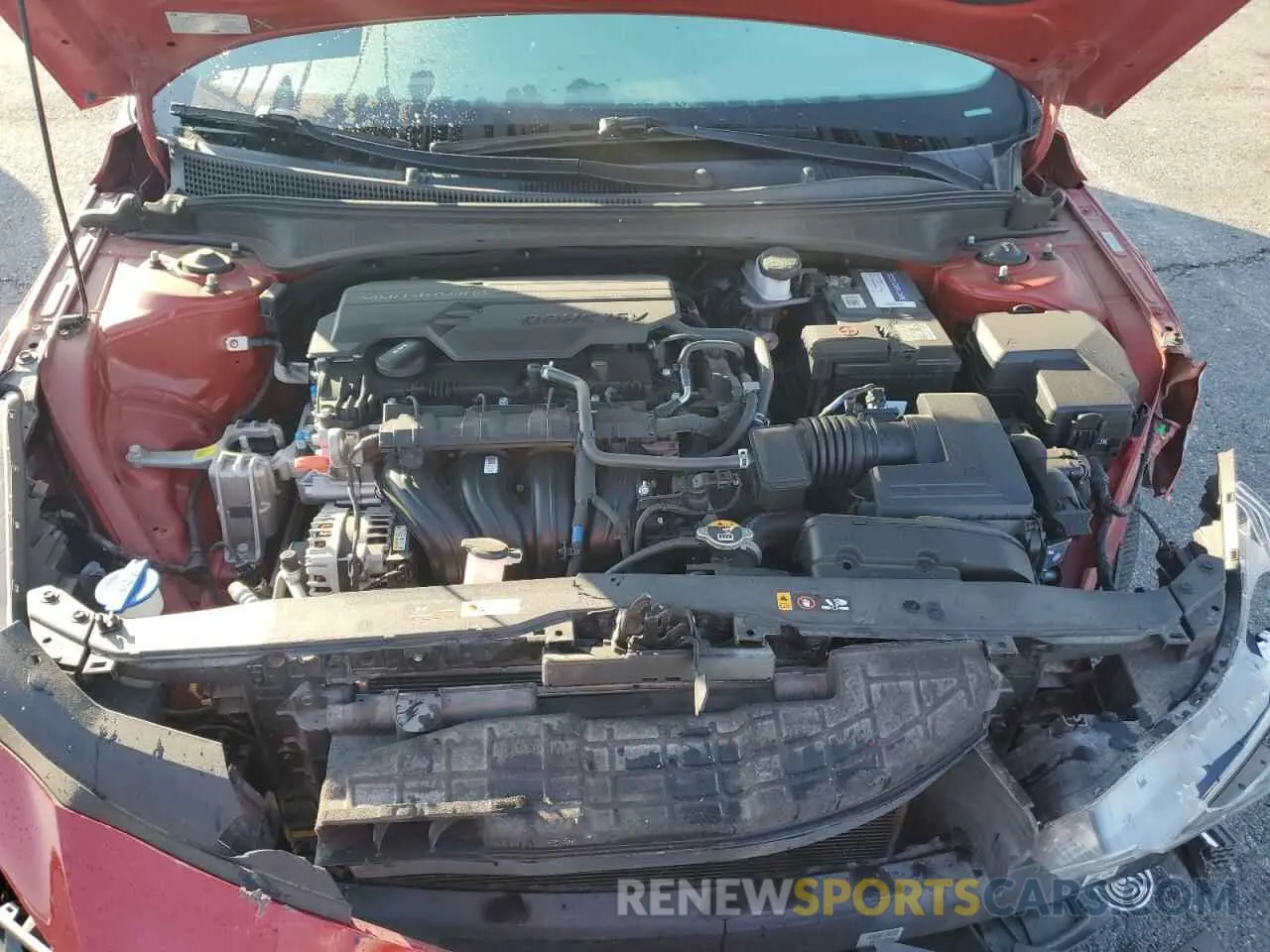 11 fotografías del automóvil dañado KMHLM4AG7MU066432 HYUNDAI ELANTRA 2021