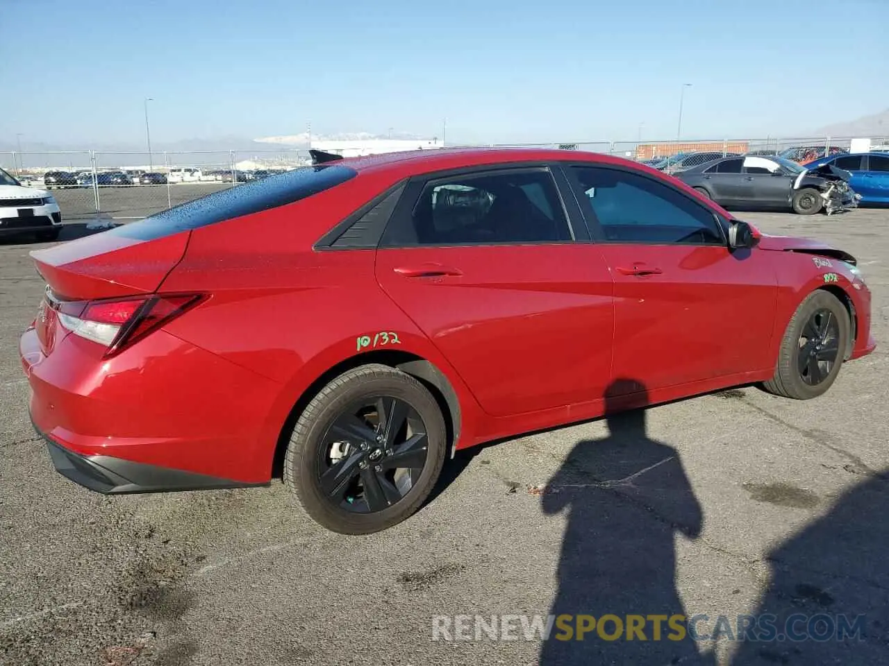 3 fotografías del automóvil dañado KMHLM4AG7MU066432 HYUNDAI ELANTRA 2021