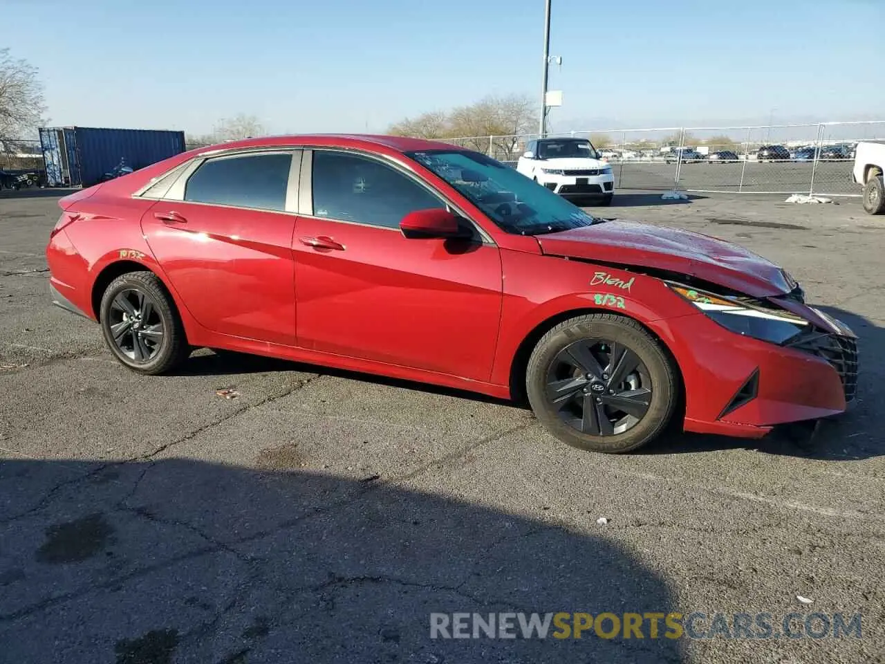 4 fotografías del automóvil dañado KMHLM4AG7MU066432 HYUNDAI ELANTRA 2021