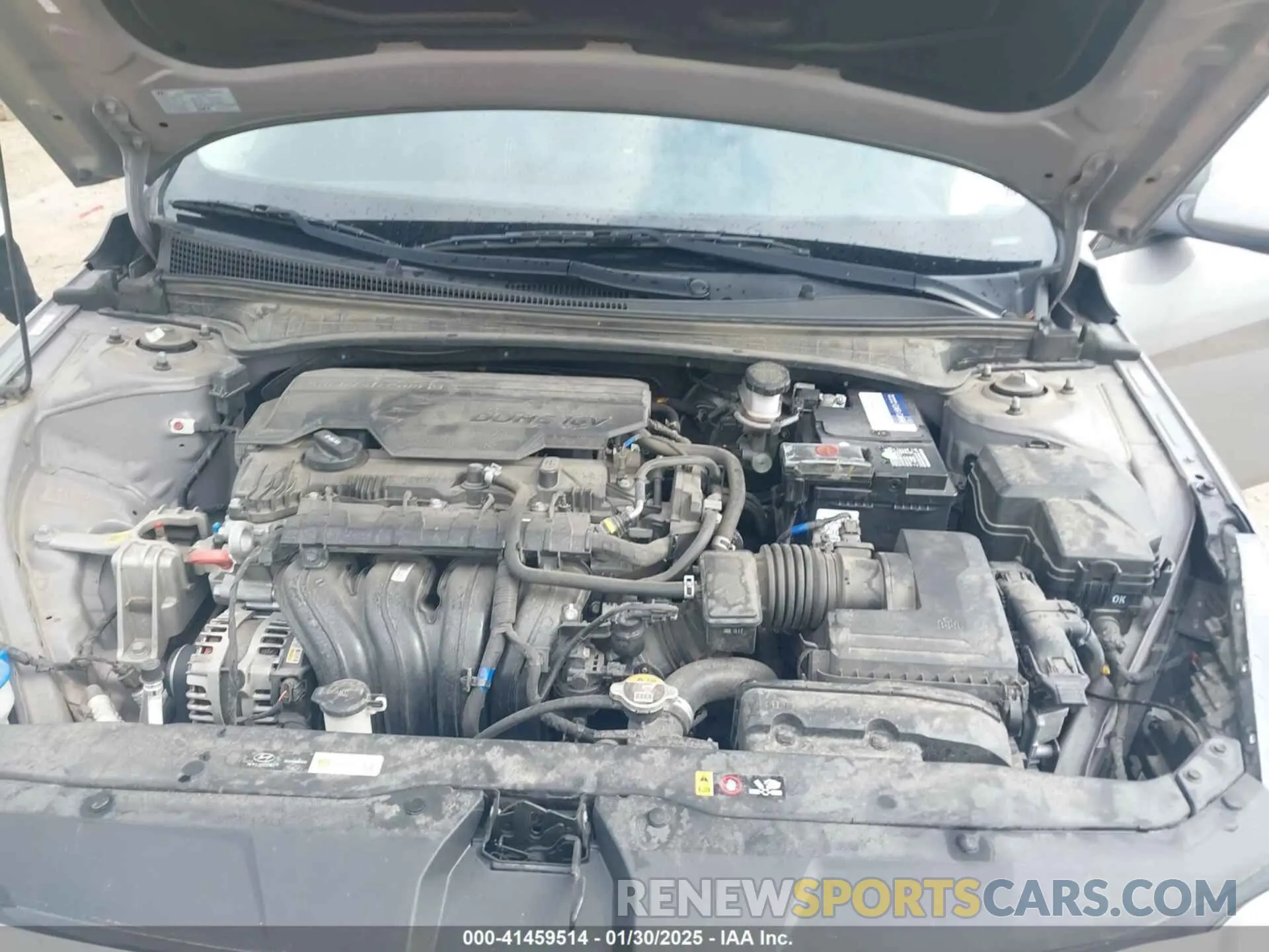 10 fotografías del automóvil dañado KMHLM4AG7MU104838 HYUNDAI ELANTRA 2021