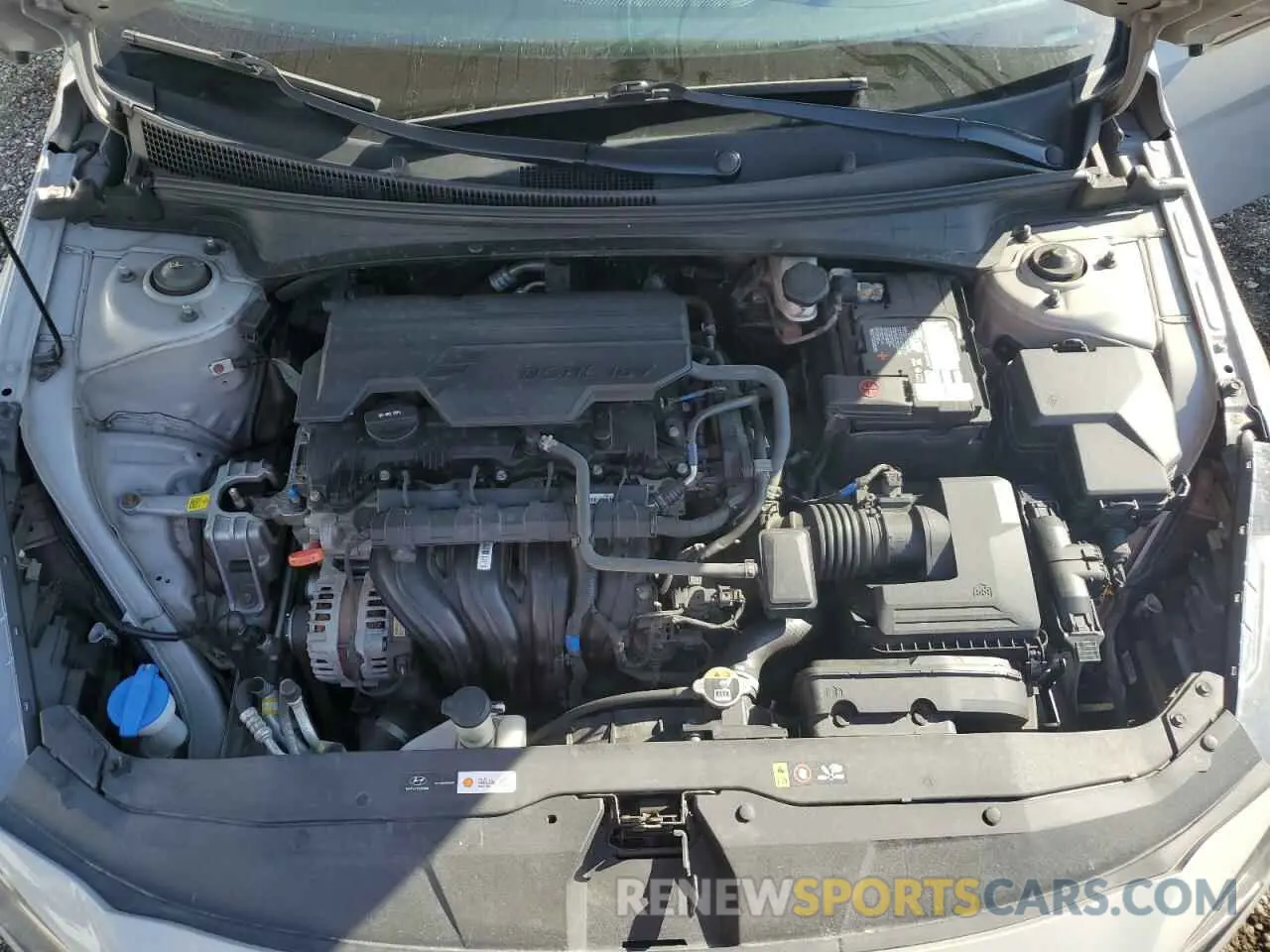 11 fotografías del automóvil dañado KMHLM4AG8MU151795 HYUNDAI ELANTRA 2021
