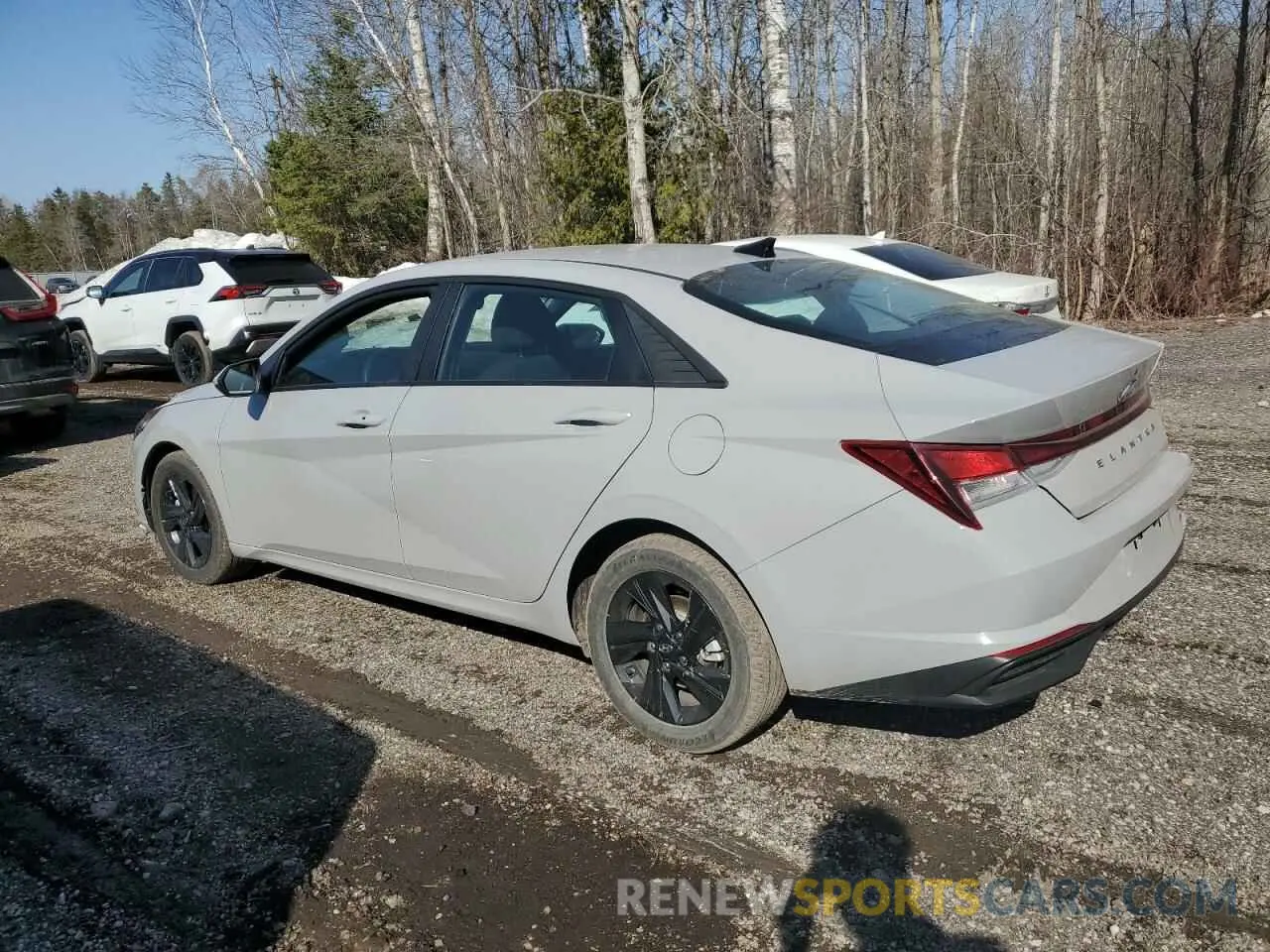 2 fotografías del automóvil dañado KMHLM4AG8MU151795 HYUNDAI ELANTRA 2021