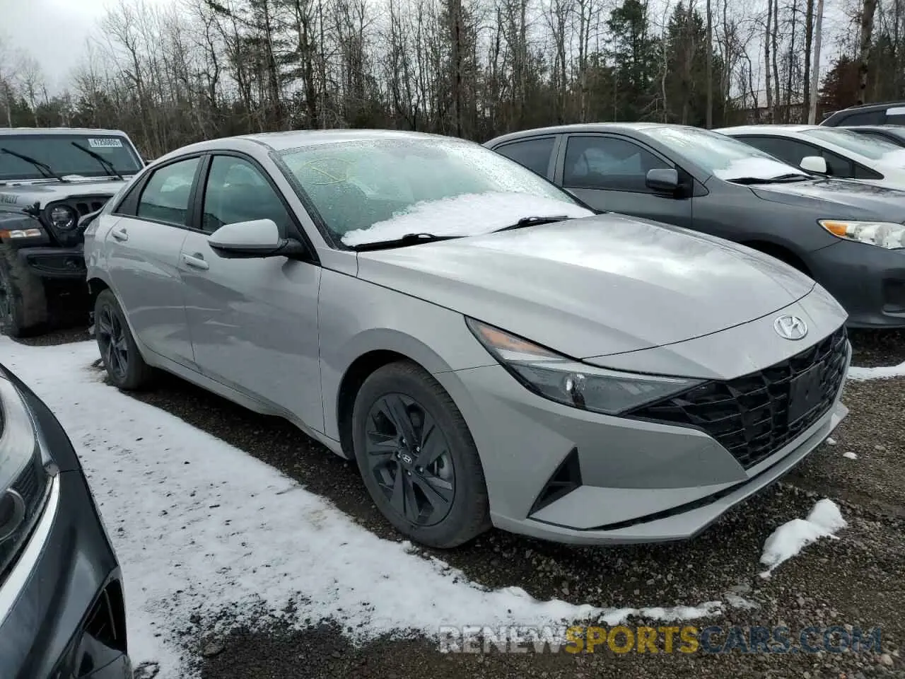 4 fotografías del automóvil dañado KMHLM4AG8MU151795 HYUNDAI ELANTRA 2021