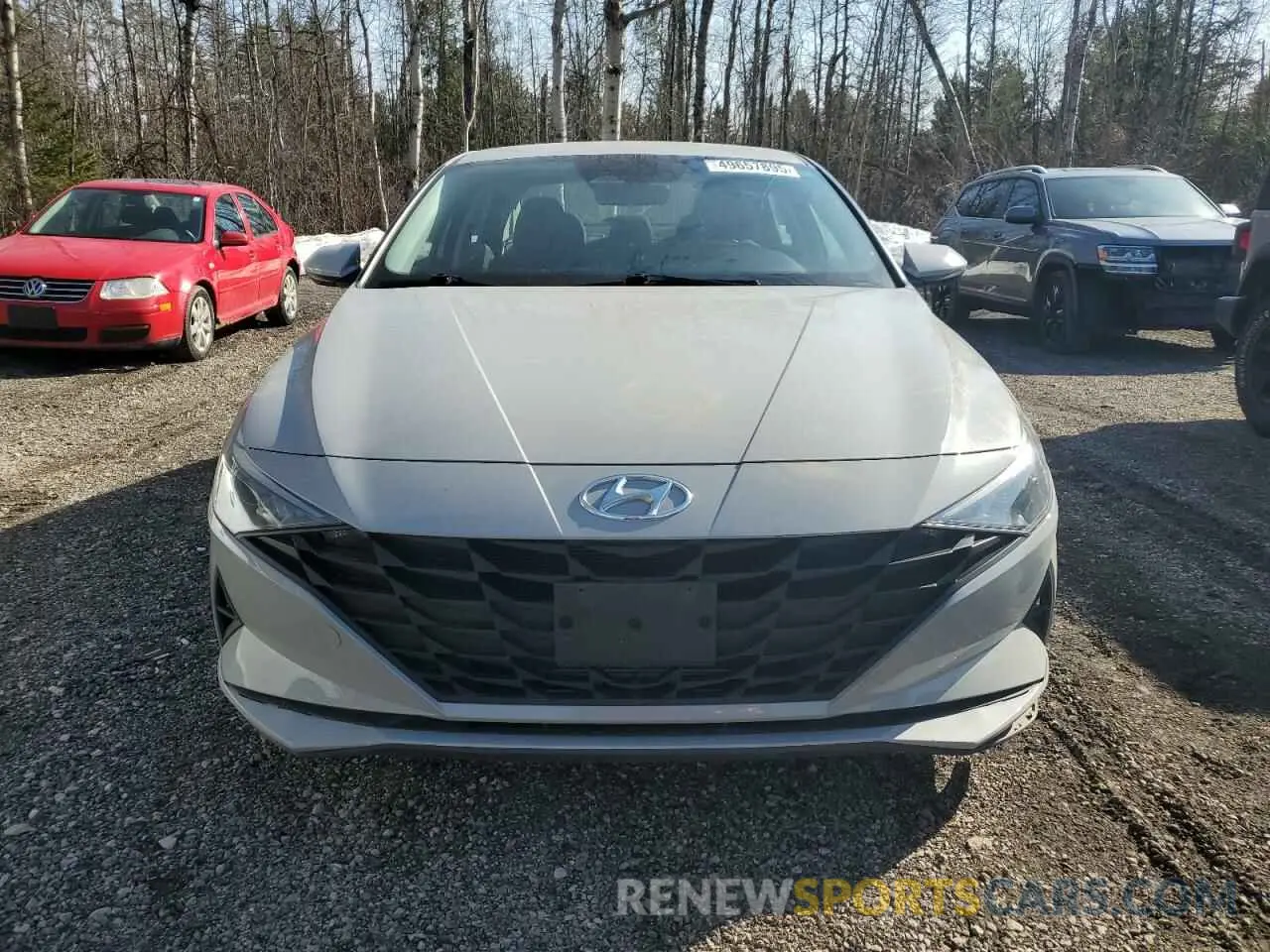5 fotografías del automóvil dañado KMHLM4AG8MU151795 HYUNDAI ELANTRA 2021