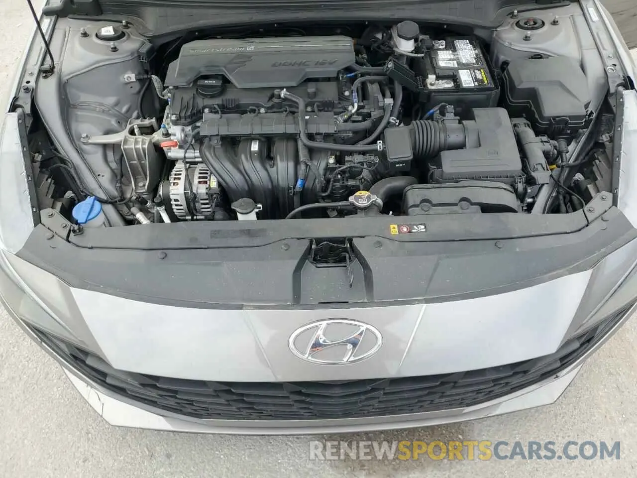 11 fotografías del automóvil dañado KMHLM4AG8MU175482 HYUNDAI ELANTRA 2021