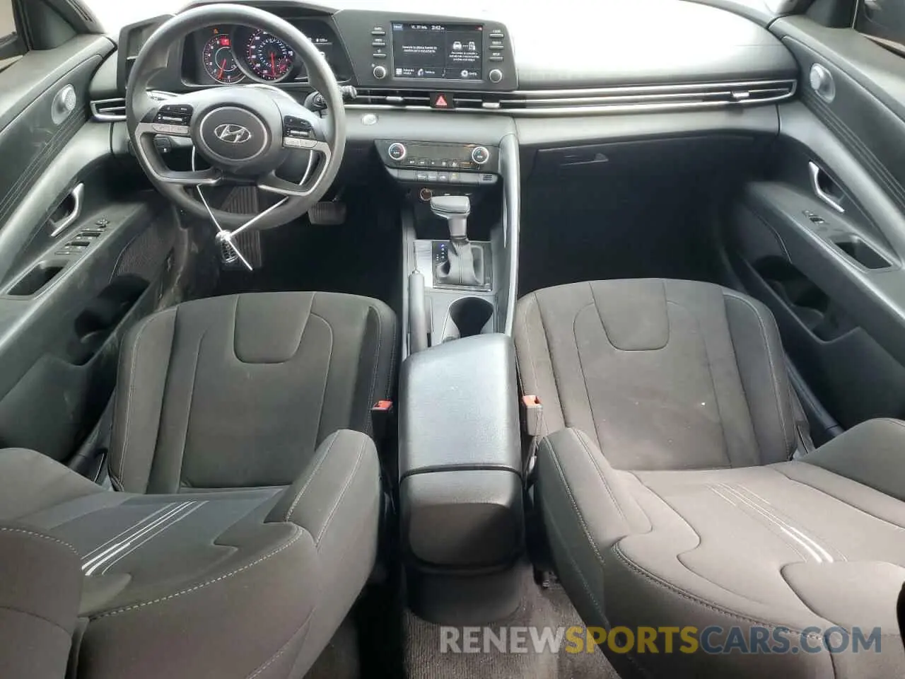 8 fotografías del automóvil dañado KMHLM4AG8MU175482 HYUNDAI ELANTRA 2021