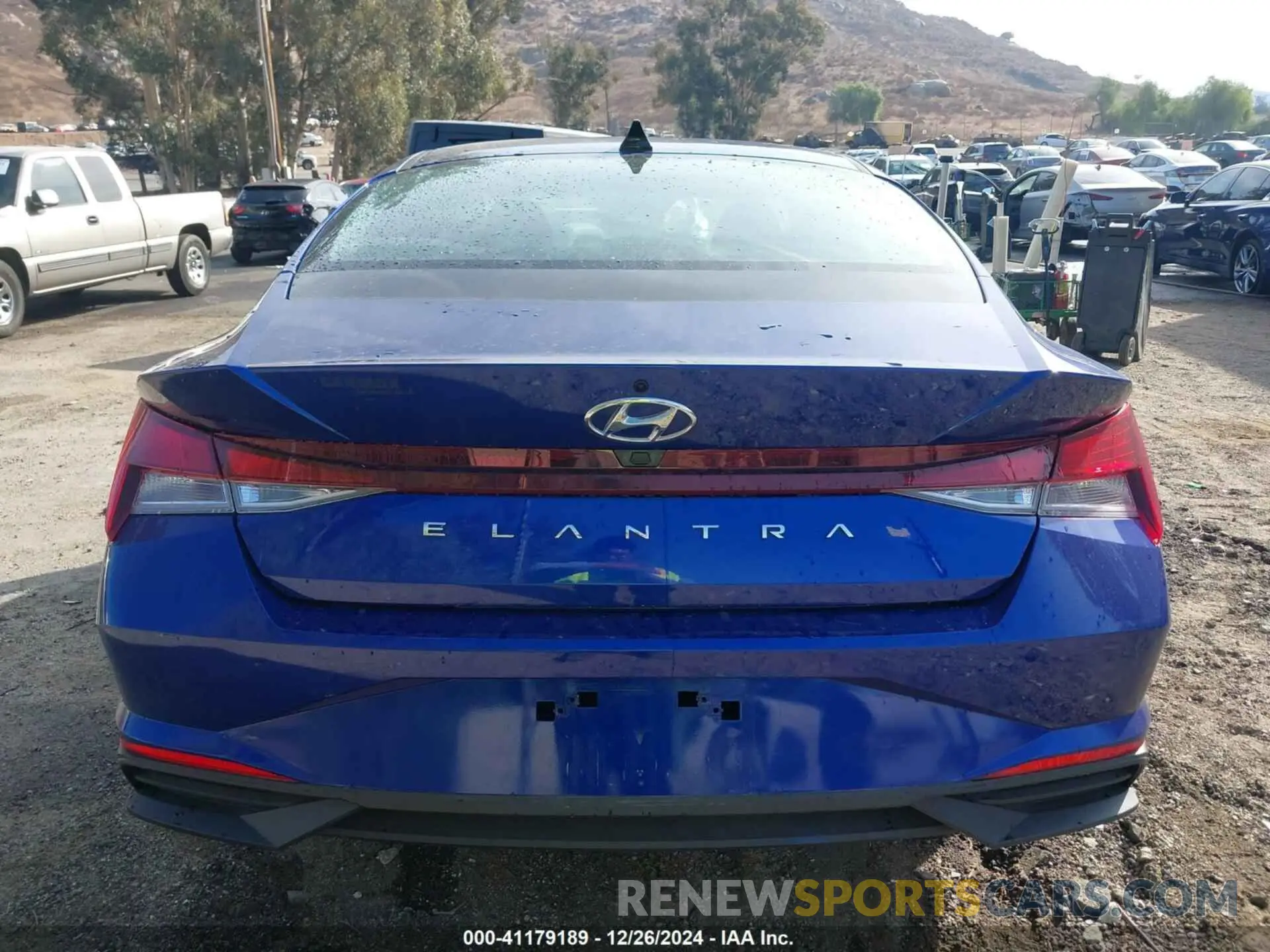 16 fotografías del automóvil dañado KMHLM4AG8MU209596 HYUNDAI ELANTRA 2021