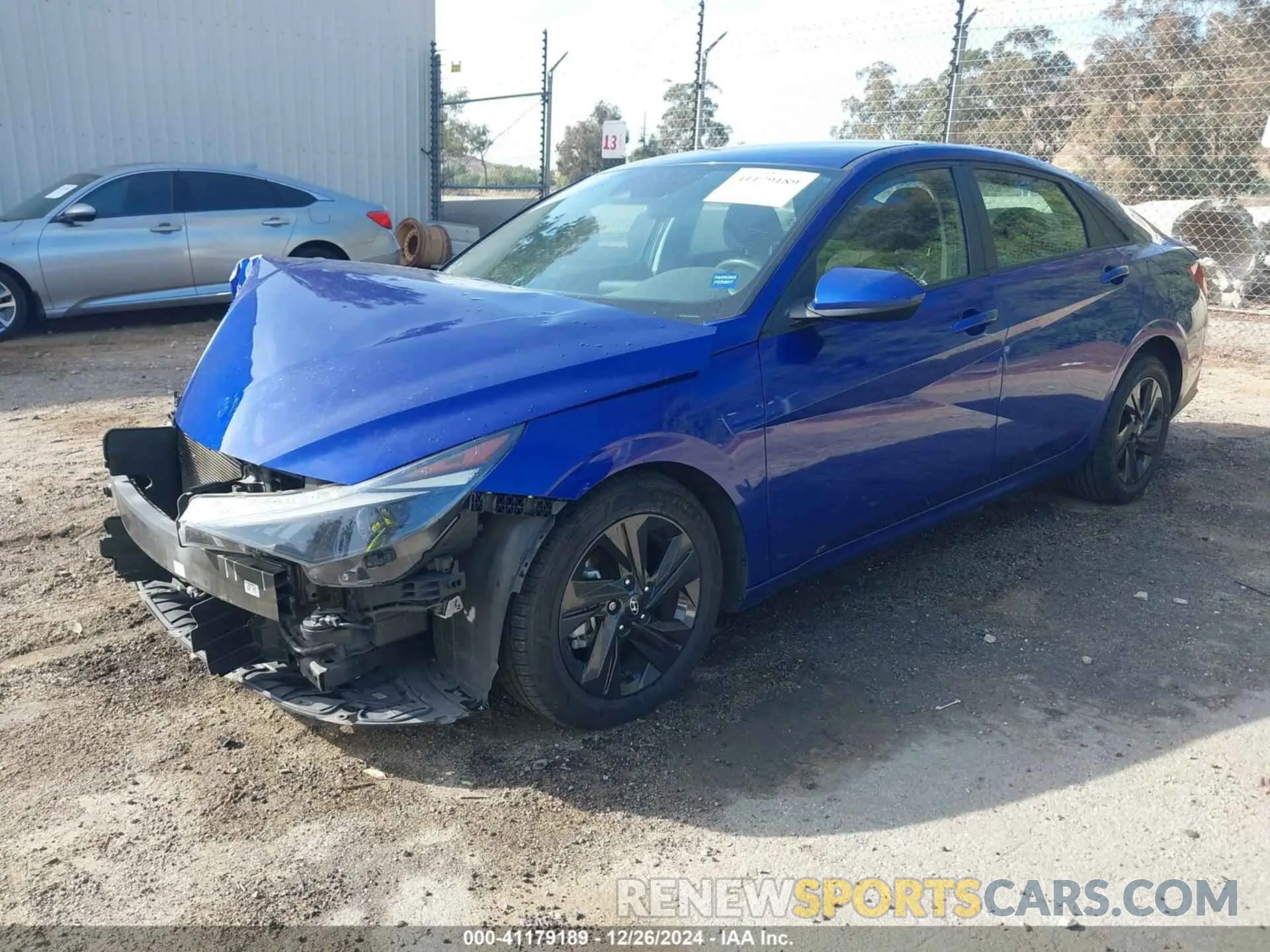 2 fotografías del automóvil dañado KMHLM4AG8MU209596 HYUNDAI ELANTRA 2021