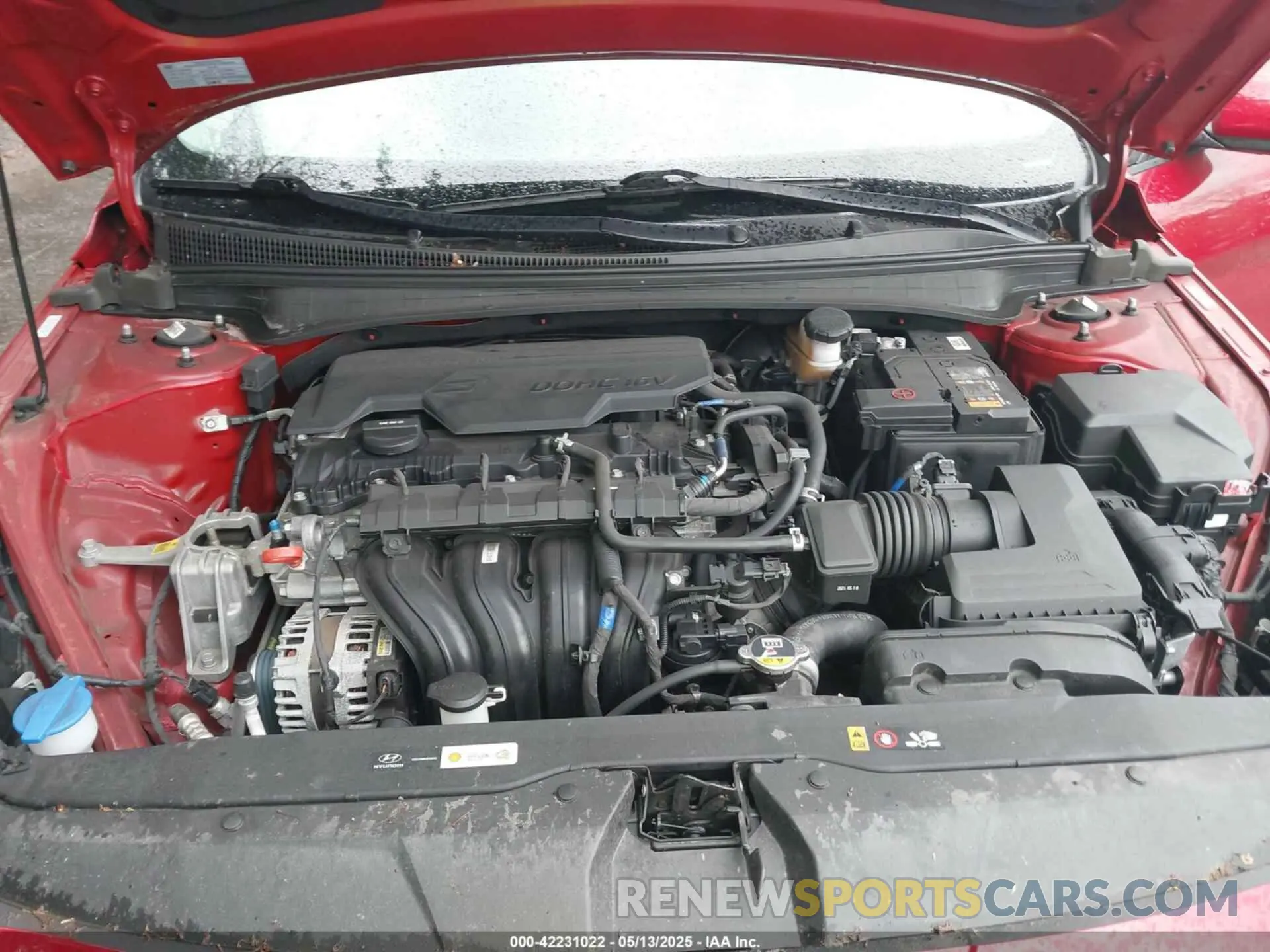 10 fotografías del automóvil dañado KMHLM4AG8MU210358 HYUNDAI ELANTRA 2021