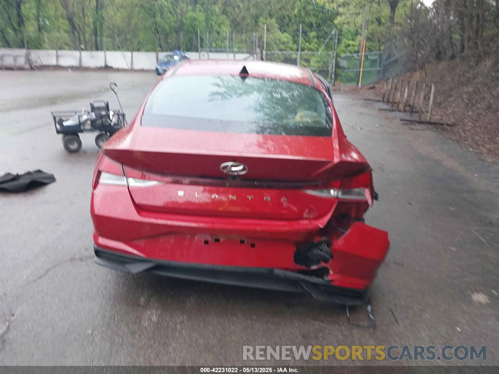 16 fotografías del automóvil dañado KMHLM4AG8MU210358 HYUNDAI ELANTRA 2021