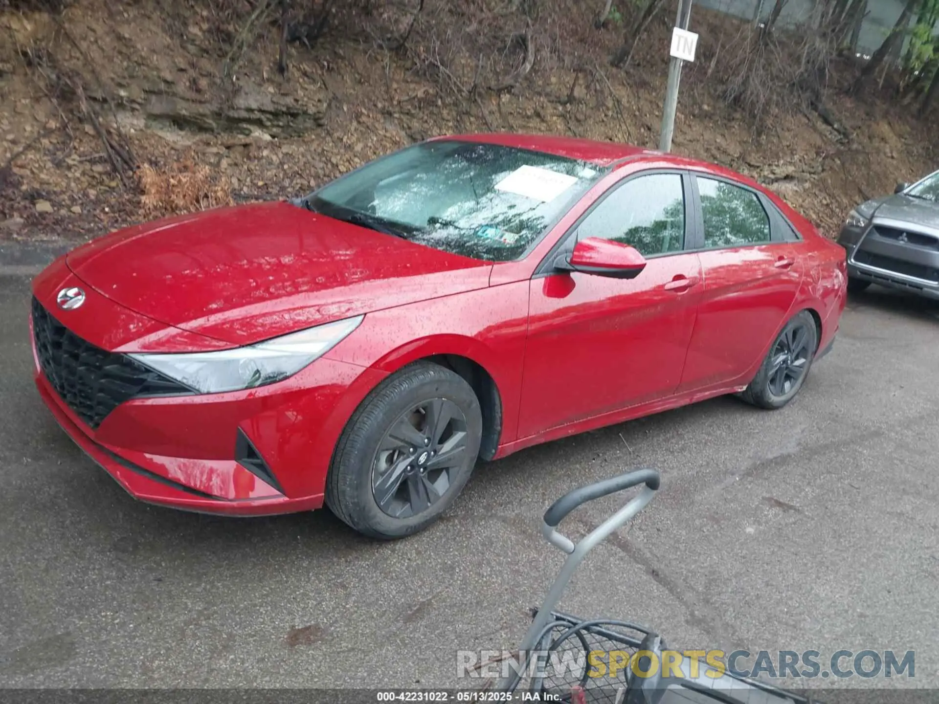 2 fotografías del automóvil dañado KMHLM4AG8MU210358 HYUNDAI ELANTRA 2021