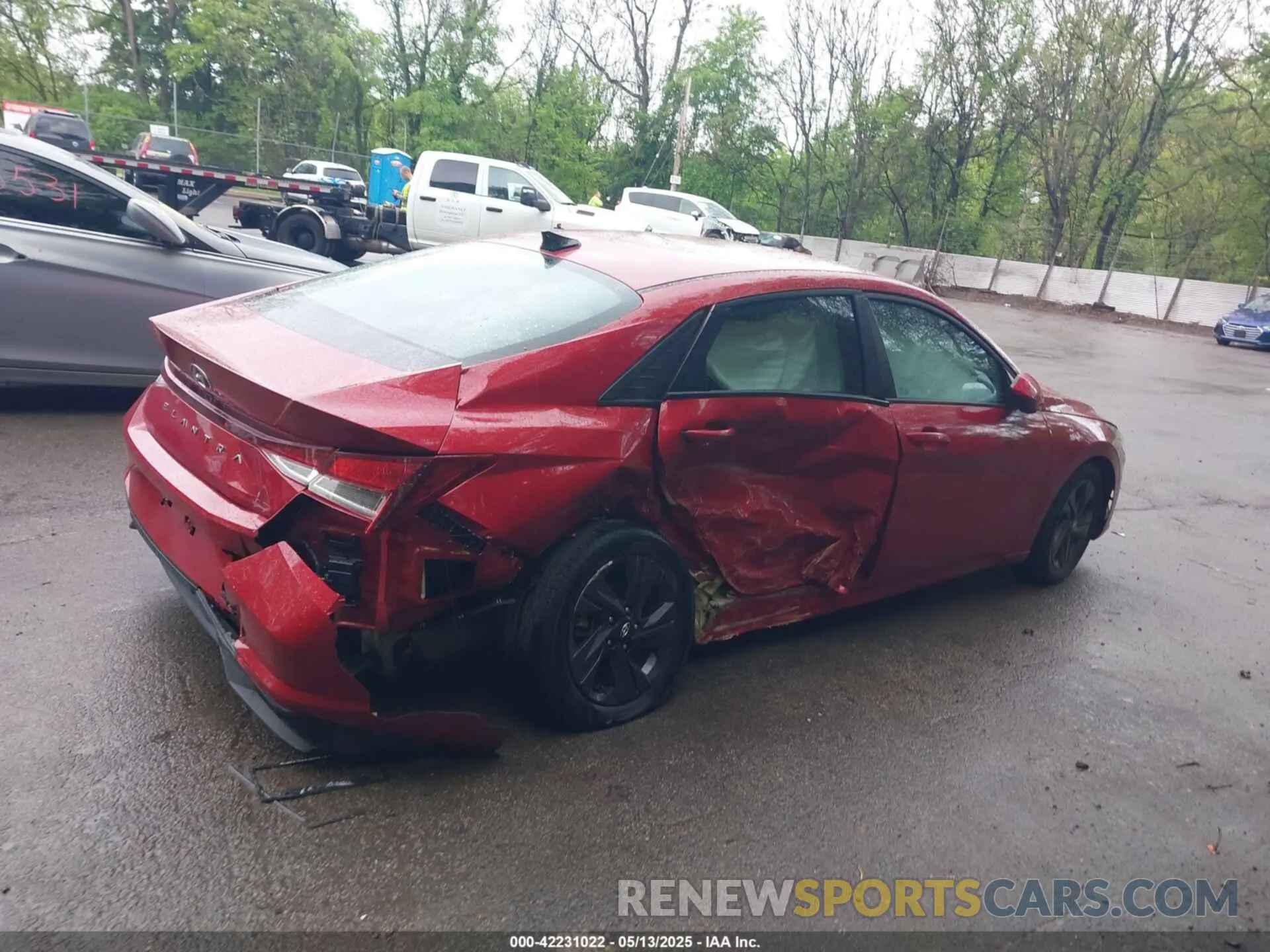 4 fotografías del automóvil dañado KMHLM4AG8MU210358 HYUNDAI ELANTRA 2021