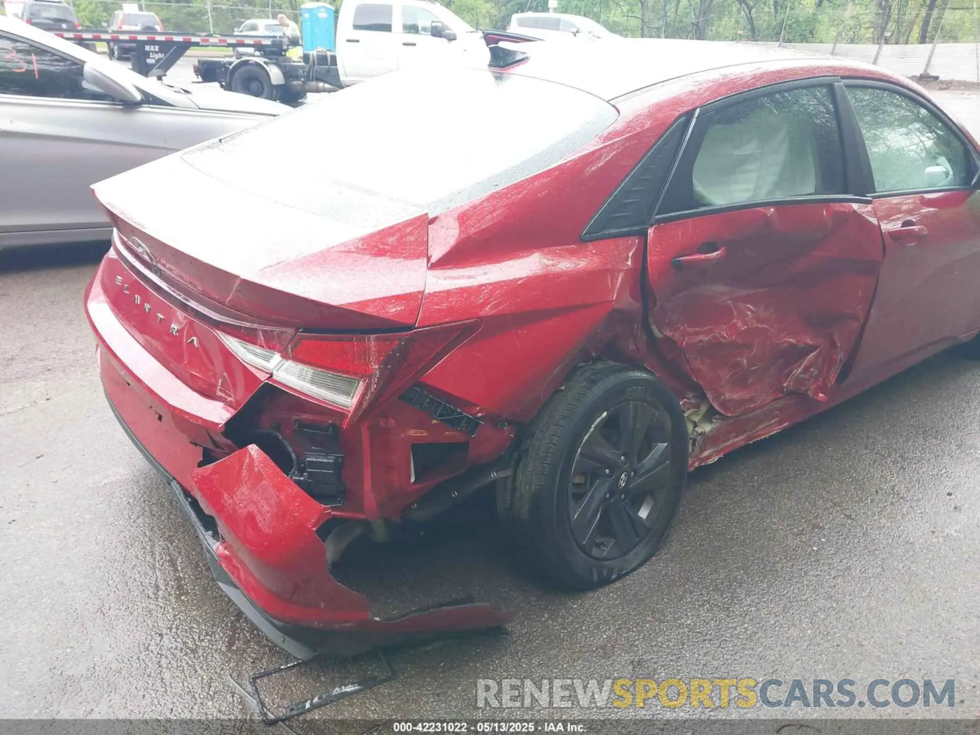 6 fotografías del automóvil dañado KMHLM4AG8MU210358 HYUNDAI ELANTRA 2021