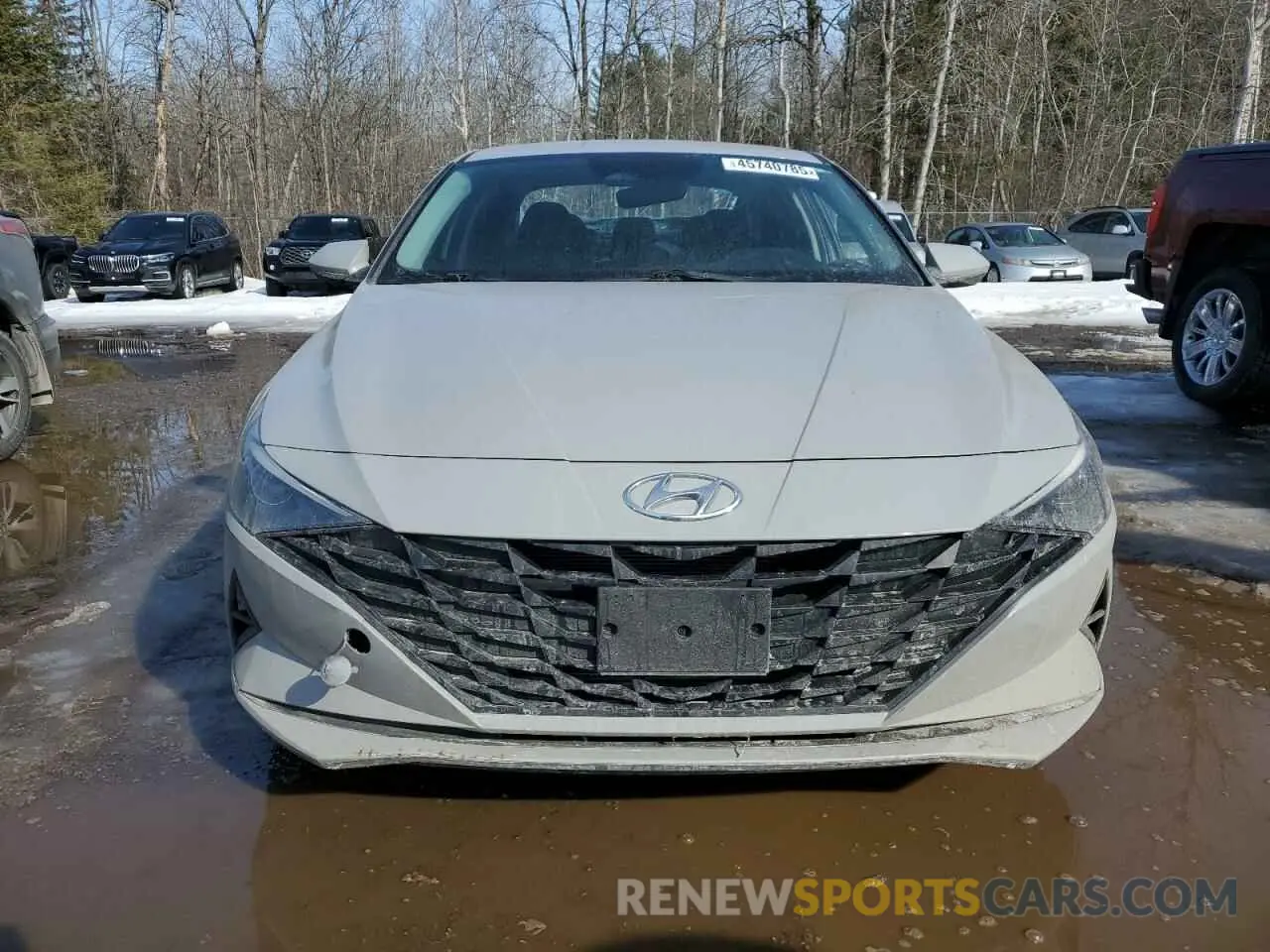 5 fotografías del automóvil dañado KMHLM4AG9MU152907 HYUNDAI ELANTRA 2021