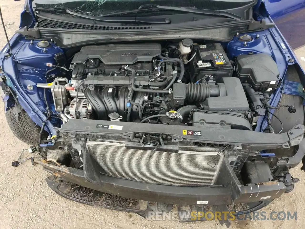 11 fotografías del automóvil dañado KMHLM4AG9MU171764 HYUNDAI ELANTRA 2021
