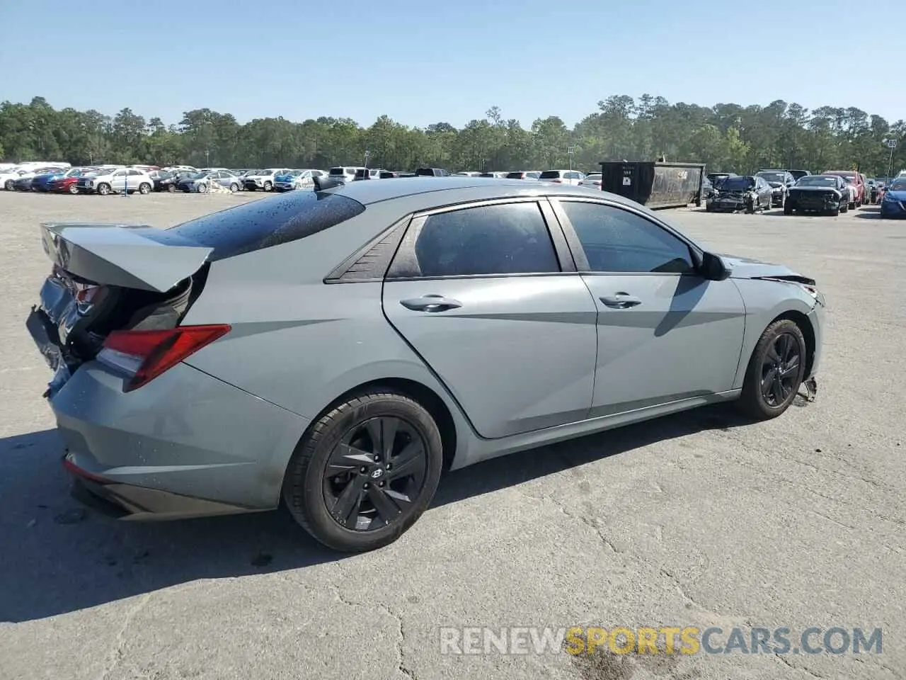 3 fotografías del automóvil dañado KMHLM4AG9MU191836 HYUNDAI ELANTRA 2021