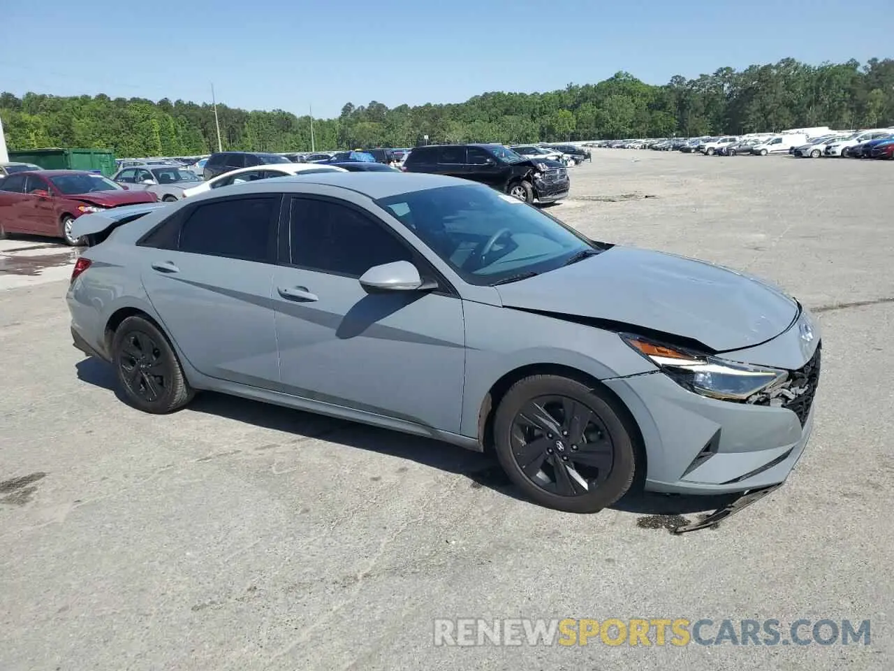 4 fotografías del automóvil dañado KMHLM4AG9MU191836 HYUNDAI ELANTRA 2021