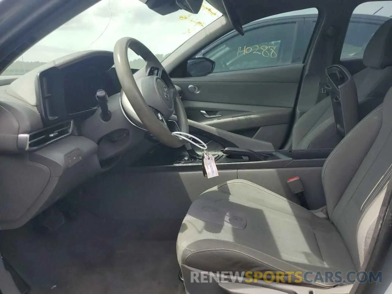 7 fotografías del automóvil dañado KMHLM4AG9MU191836 HYUNDAI ELANTRA 2021