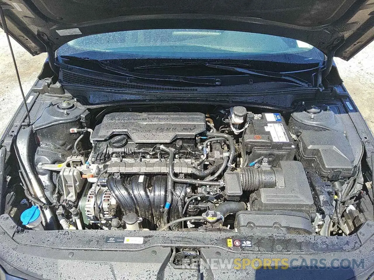 11 fotografías del automóvil dañado KMHLM4AGXMU121570 HYUNDAI ELANTRA 2021